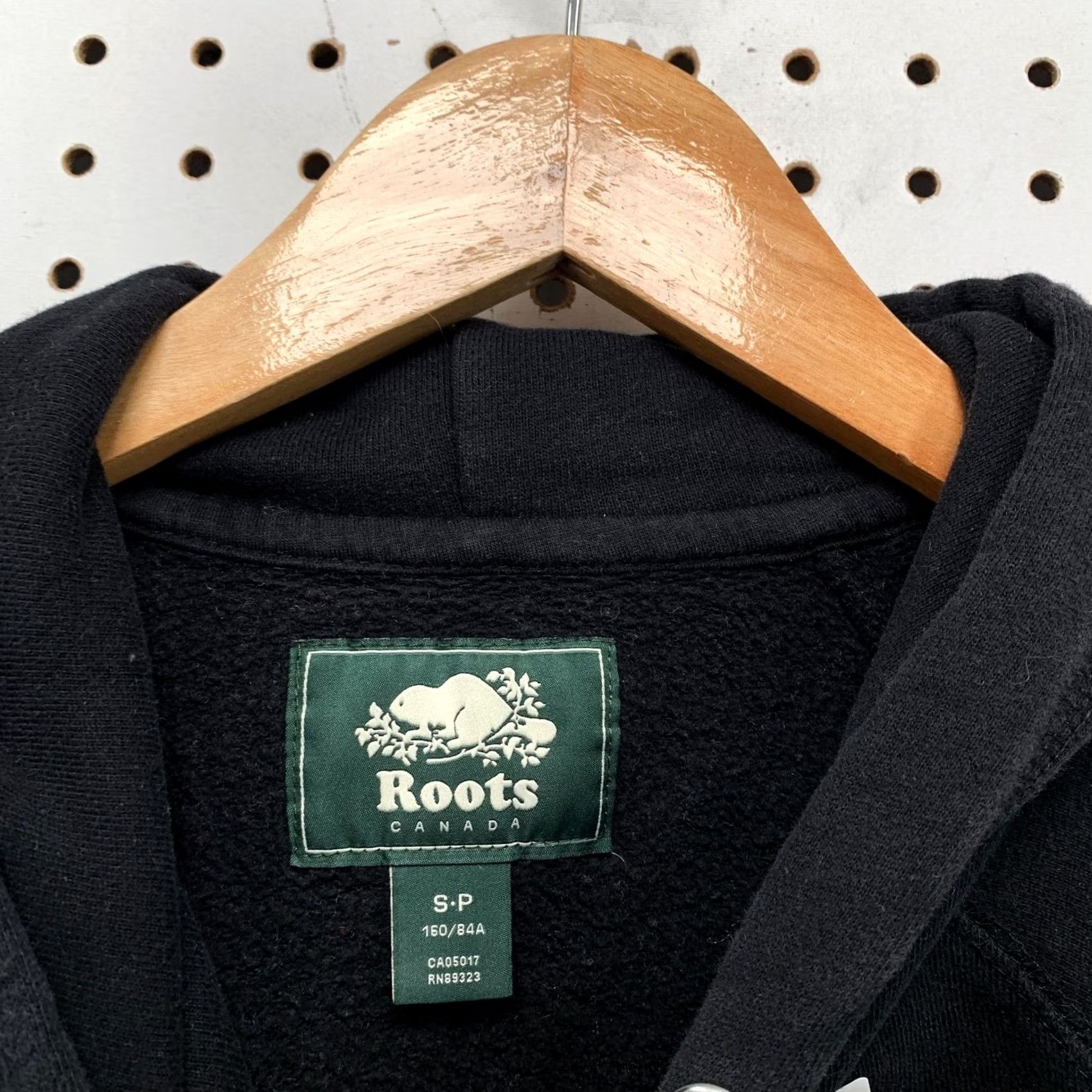 Roots Roots Quebec Hoodie Sweatshirt Womens Small Black Hooded Fleece Pullover Canada Size S / US 4 / IT 40 - 5 Thumbnail