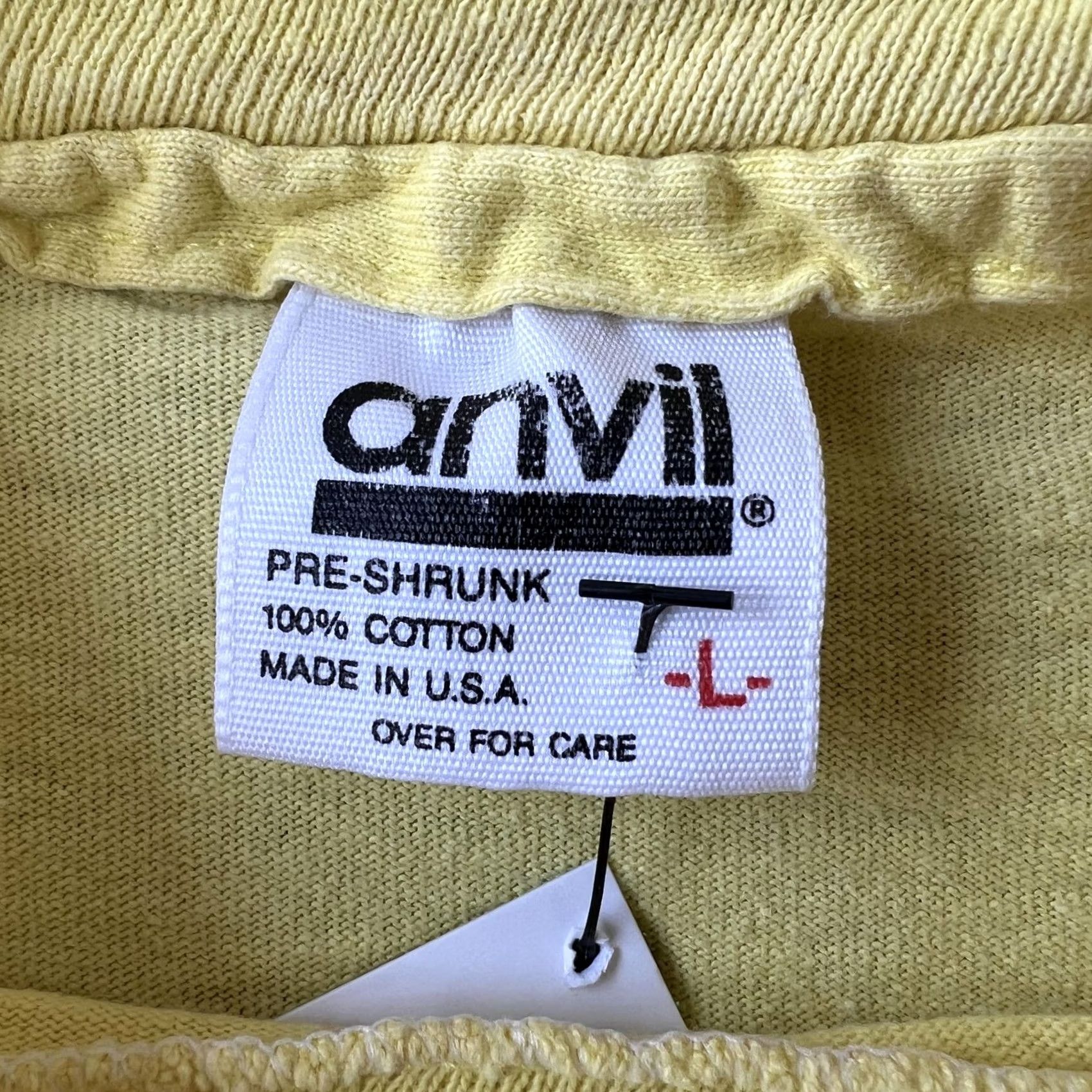Anvil VINTAGE Navy Mom Shirt Womens Large Yellow Bald Eagle Rose USA Military Patriotic 90s Mens Girls Boys Size L / US 10 / IT 46 - 4 Thumbnail