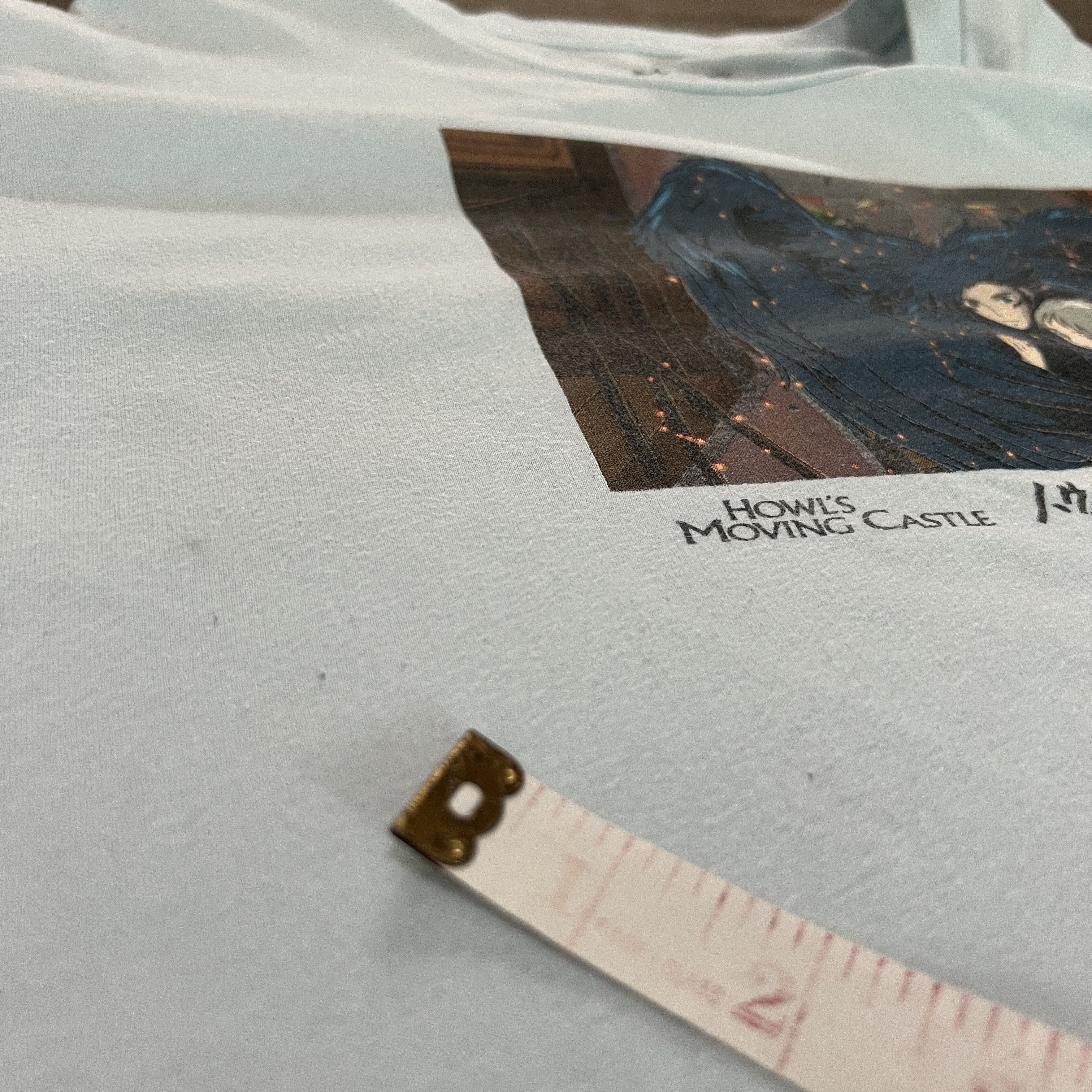 Anime 2004 Howl's Moving Castle Studio Ghibli Promo Tee anime Size US M / EU 48-50 / 2 - 5 Thumbnail