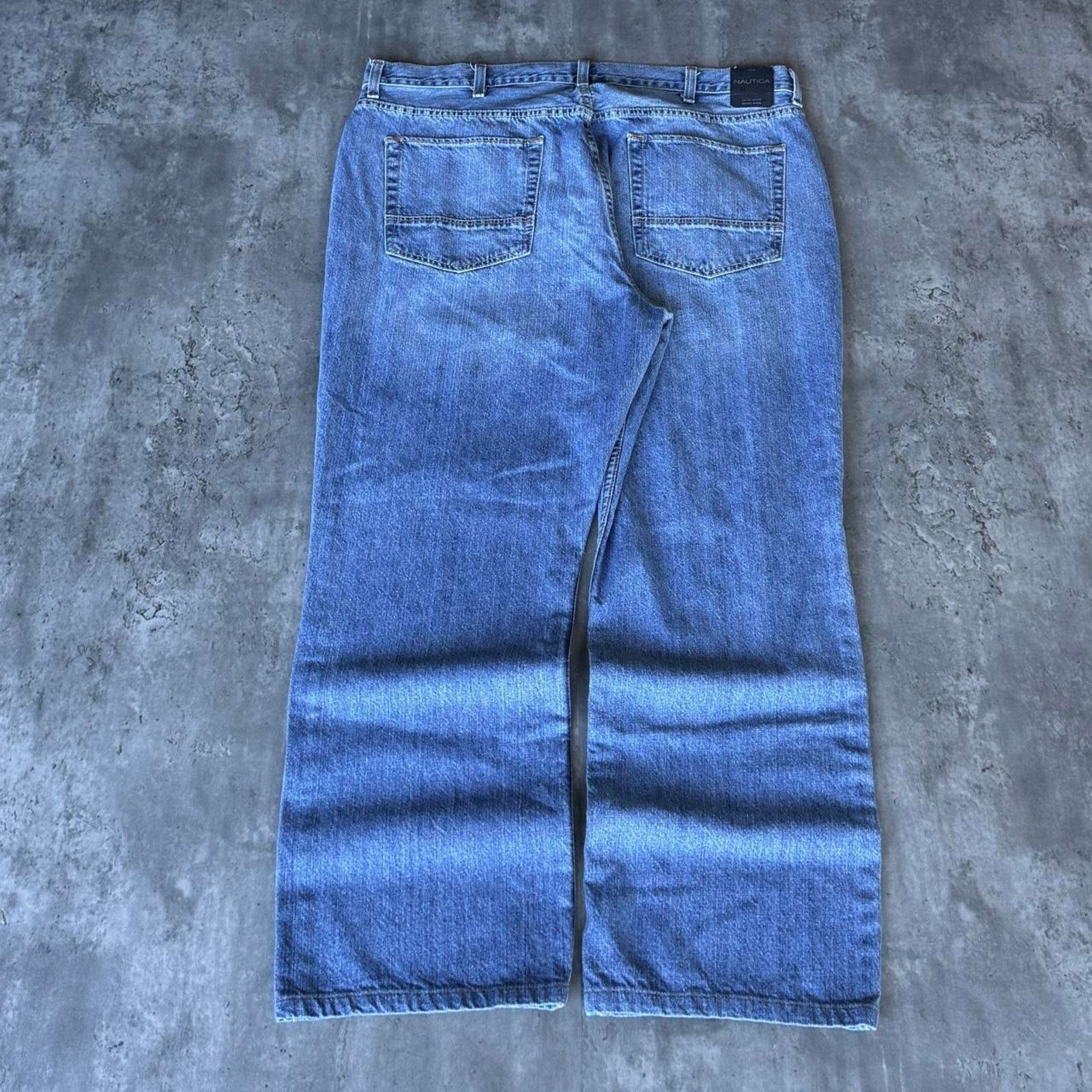 Nautica × Vintage Vintage Y2K Nautica Baggy Grunge Opium Denim Jeans Size US 40 / EU 56 - 1 Thumbnail