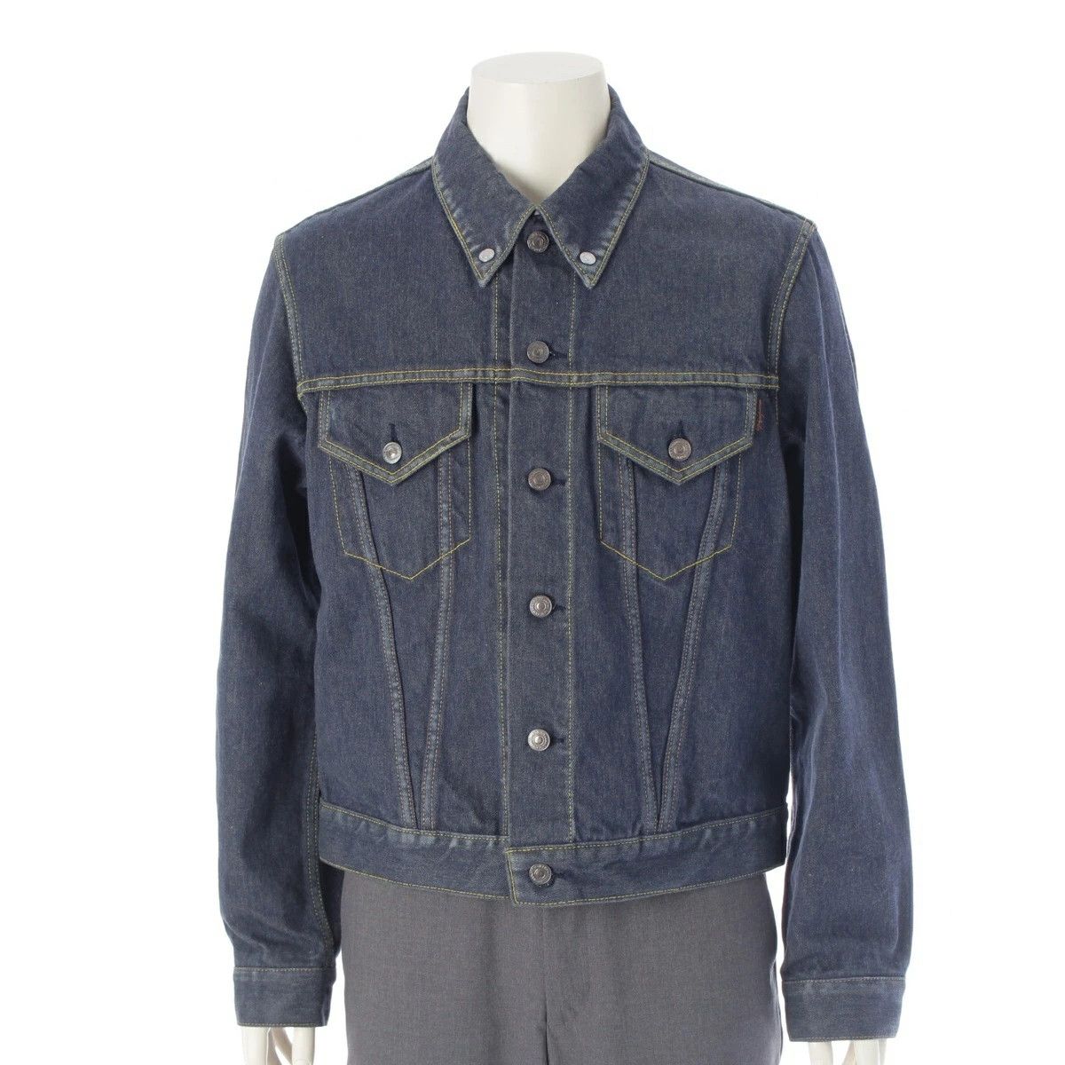Yohji Yamamoto Yohji Yamamoto POUR HOMME 3rd Third Type Denim Jacket Size US XXL / EU 58 / 5 - 1 Thumbnail
