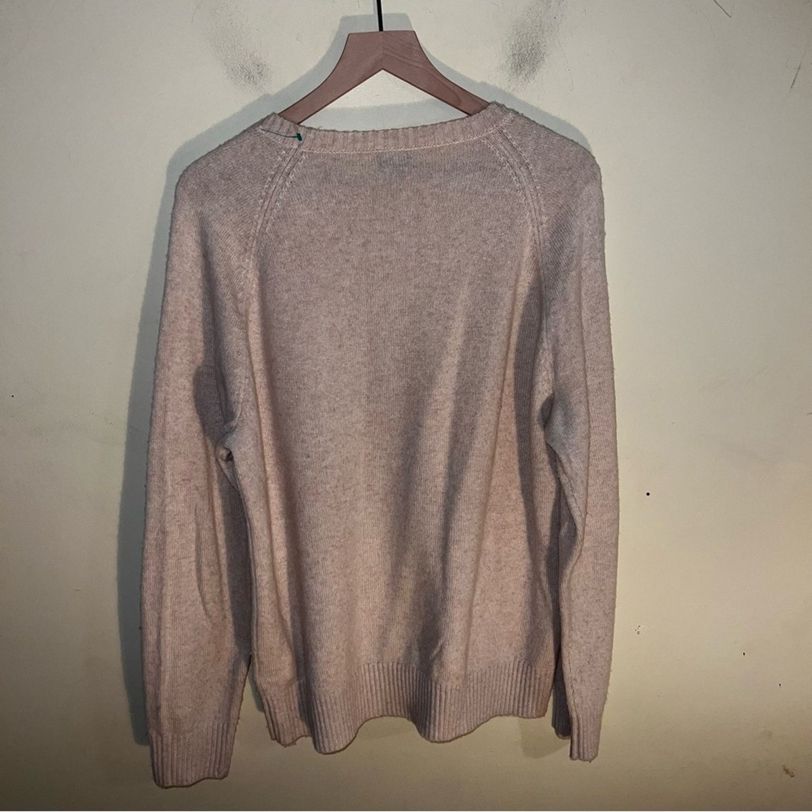 J.Crew J. CREW crewneck wool blend pink sweater L Size L / US 10 / IT 46 - 5 Thumbnail