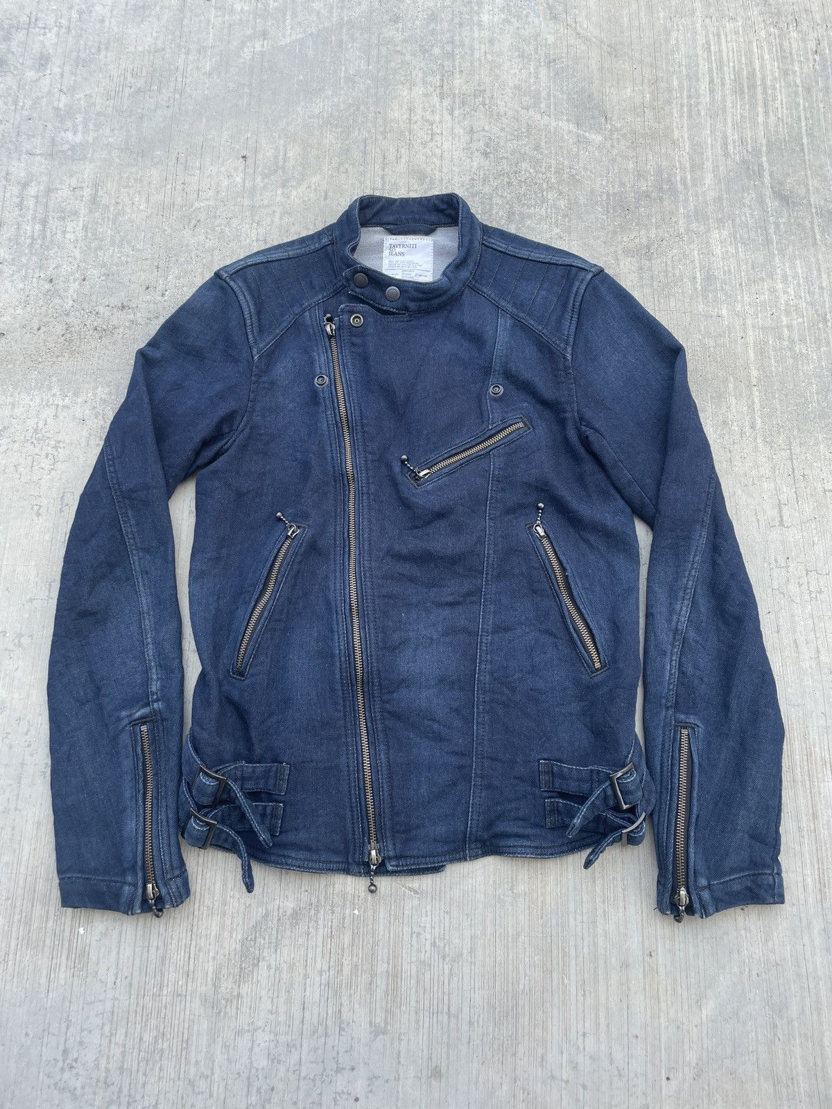 Japanese Brand 2000s JAPANESE BRAND TAVERNITI DOUBLE COLLAR JACKET PUNK Size US M / EU 48-50 / 2 - 3 Thumbnail
