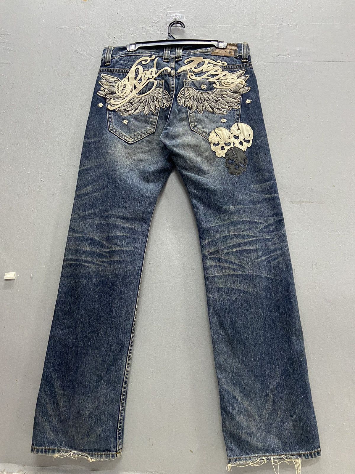 Other × Streetwear Personsoul Aliens Dirty Ripped Denim