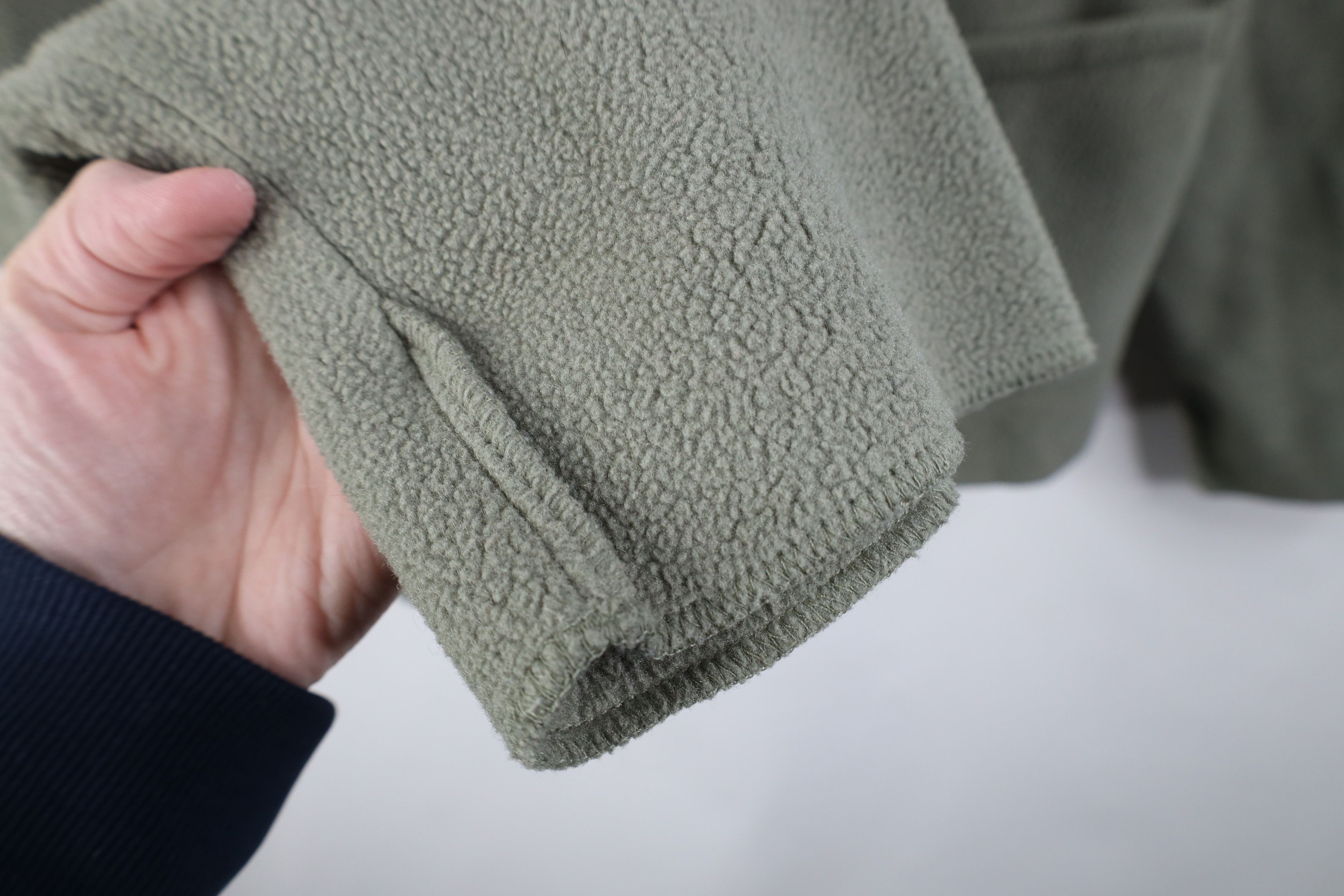 Eddie Bauer Vintage 90s Eddie Bauer Fleece Cardigan Jacket Green USA Size L / US 10 / IT 46 - 7 Thumbnail