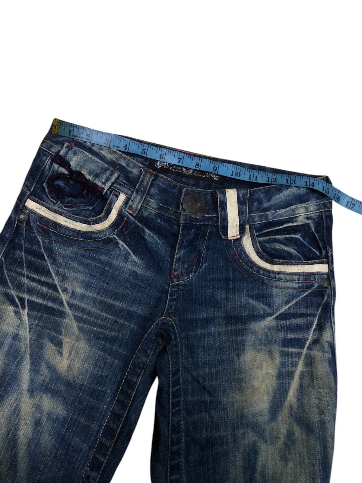 Designer × Japanese Brand × Vintage Vintage Japanese Brand Red Pepper Denim Jeans Size US 30 / EU 46 - 5 Thumbnail