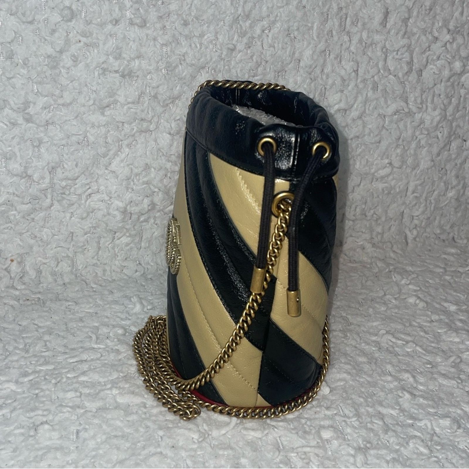 Gucci Gucci Marmont Torchon Mini Bucket Bag Size ONE SIZE - 4 Thumbnail