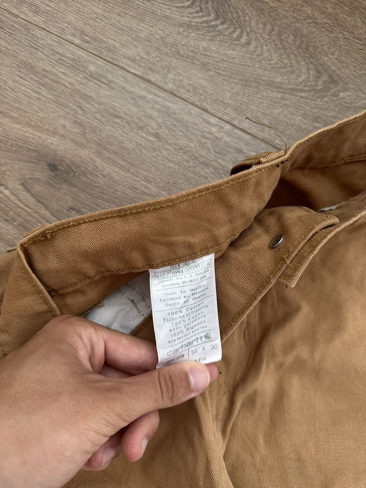 Carhartt 🔥VINTAGE CARHARTT DOUBLE KNEE CARPENTER WORK PANTS BAGGY🔥 Size US 34 / EU 50 - 10 Thumbnail