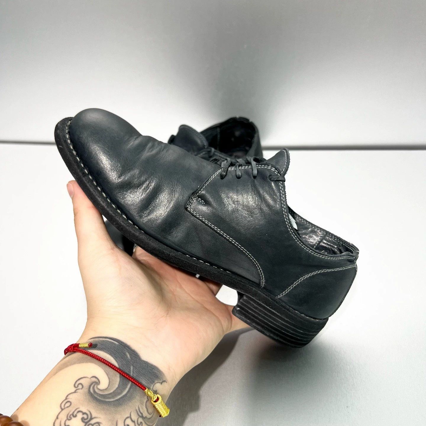 Guidi 【guidi】992 Distressed Grey Derby 37 Size US 6.5 / IT 36.5 - 7 Thumbnail