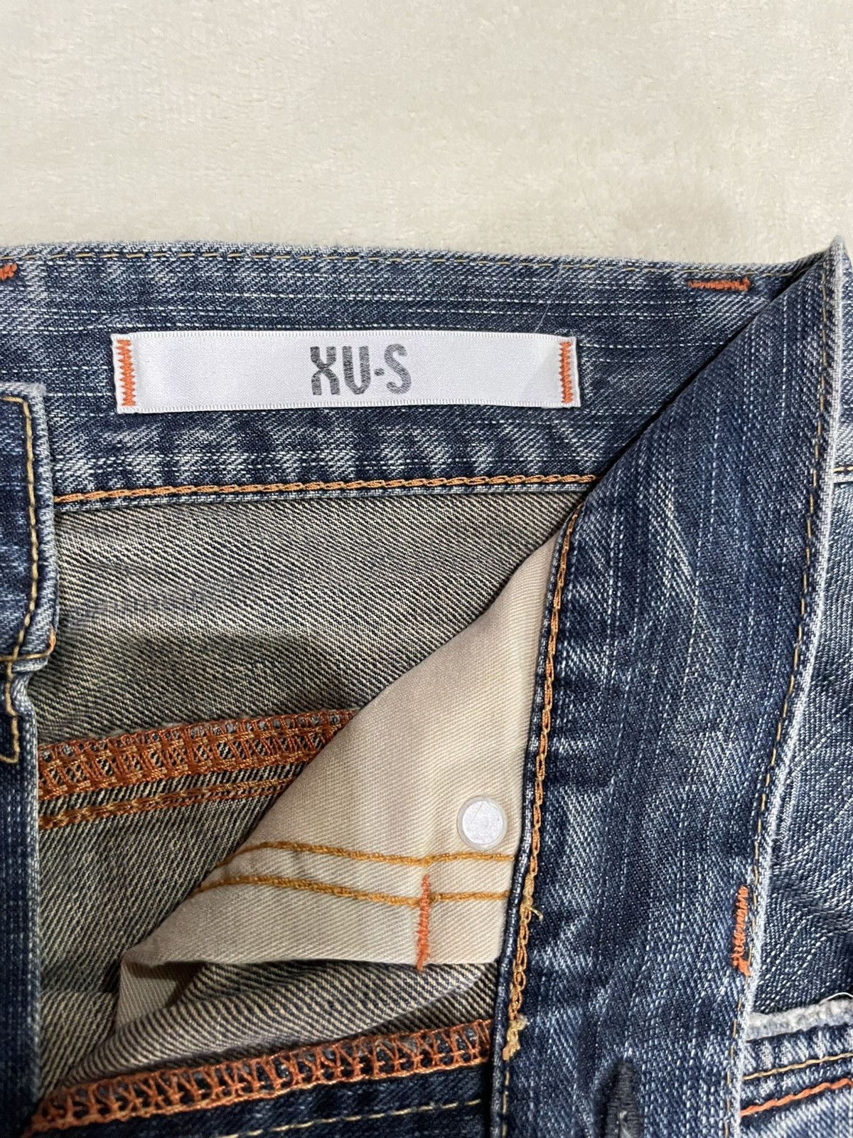 Edwin Vintage Edwin Faded Distress Denim Jeans Size US 33 - 7 Thumbnail