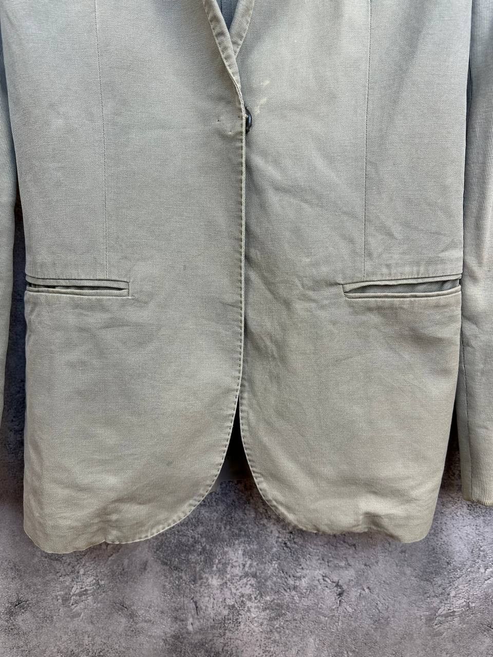 Brunello Cucinelli Brunello Cucinelli Cotton Stretch Blazer Jacket Olive Green Size M / US 6-8 / IT 42-44 - 7 Thumbnail