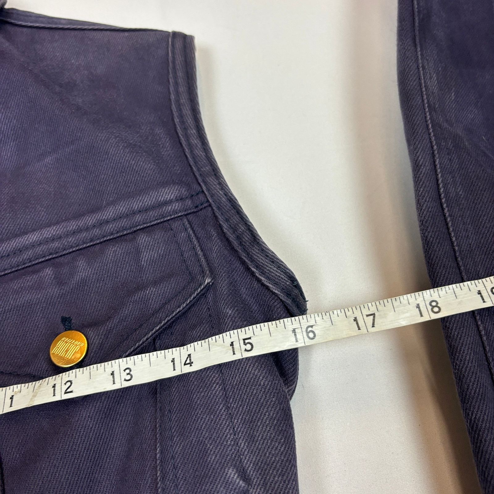Jean Paul Gaultier Vintage Junior Jean Paul Gaultier Denim Vest Skirt Set Size 28" / US 6 / IT 42 - 8 Thumbnail