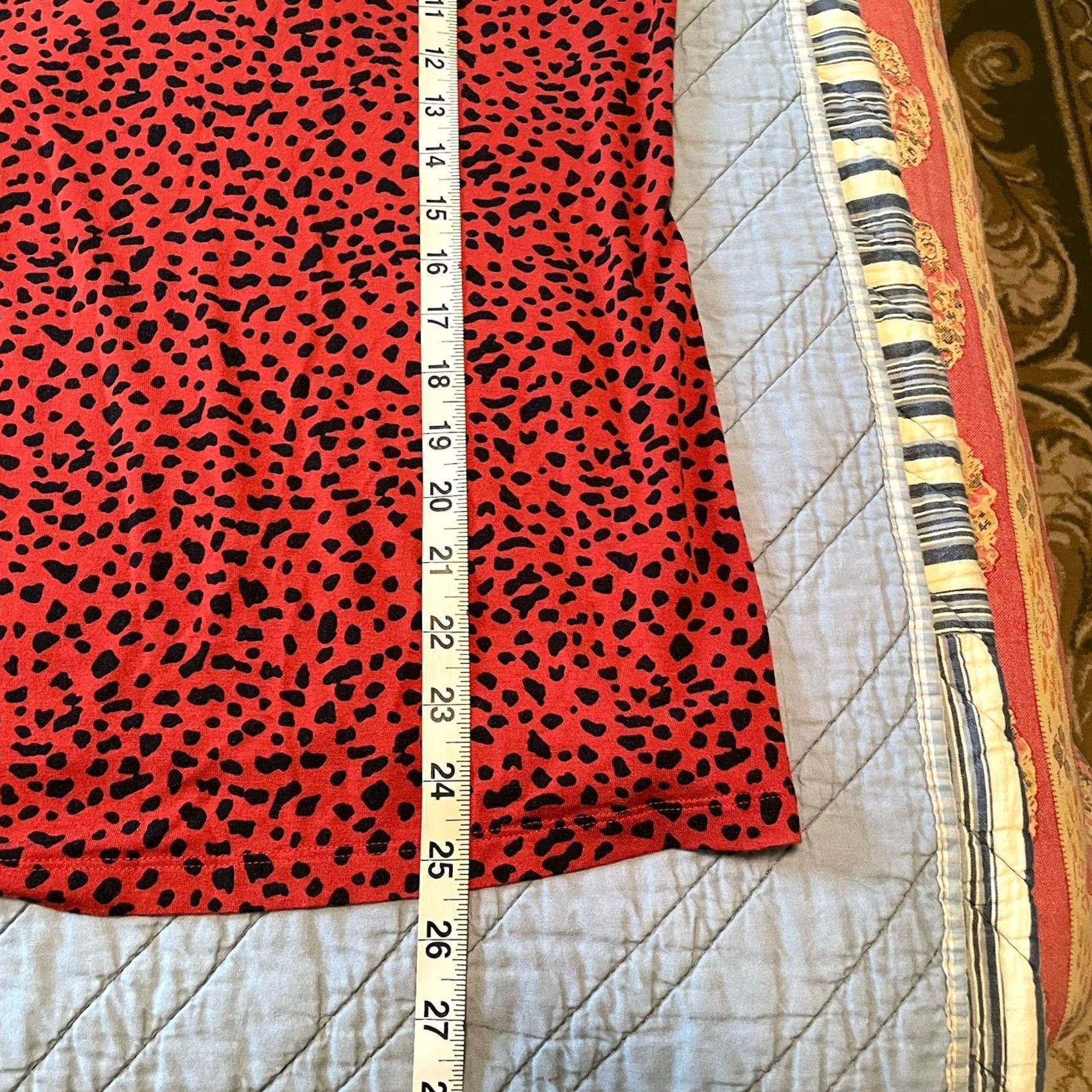 Vintage Chico's Top Women’s Sz 1/M Leopard Cheetah Print Tank red brick & Black Tank Women M Leopard Cheetah Print Tank Size M / US 6-8 / IT 42-44 - 7 Thumbnail