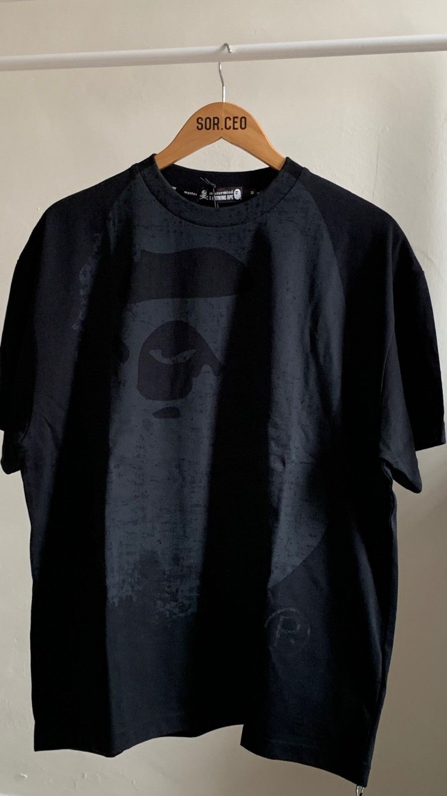 Bape Mastermind Japan Bape x Mastermind Japan Big Logo Tee Grailed