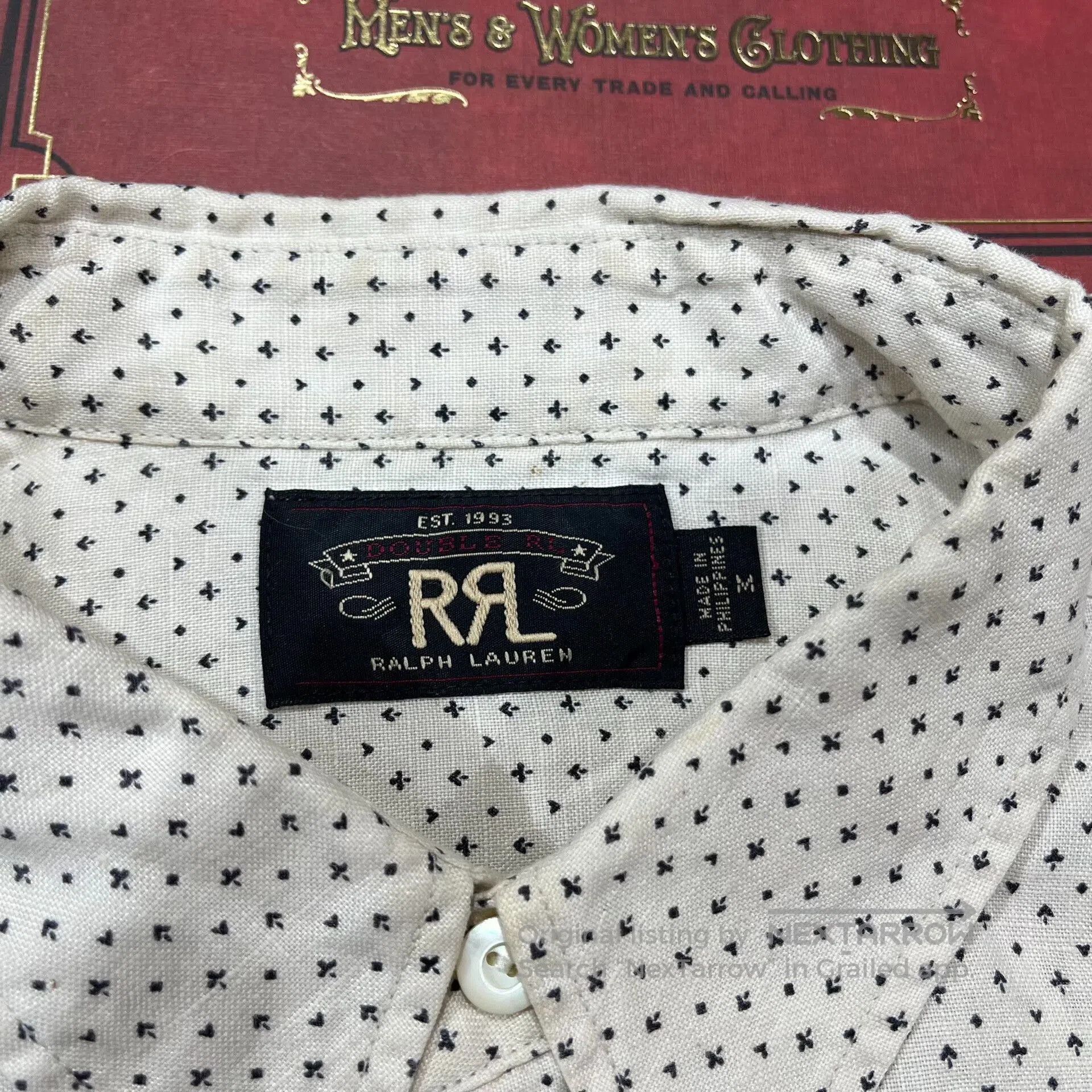 RRL Ralph Lauren polka dot linen shirt by rrl. Size US M / EU 48-50 / 2 - 4 Thumbnail