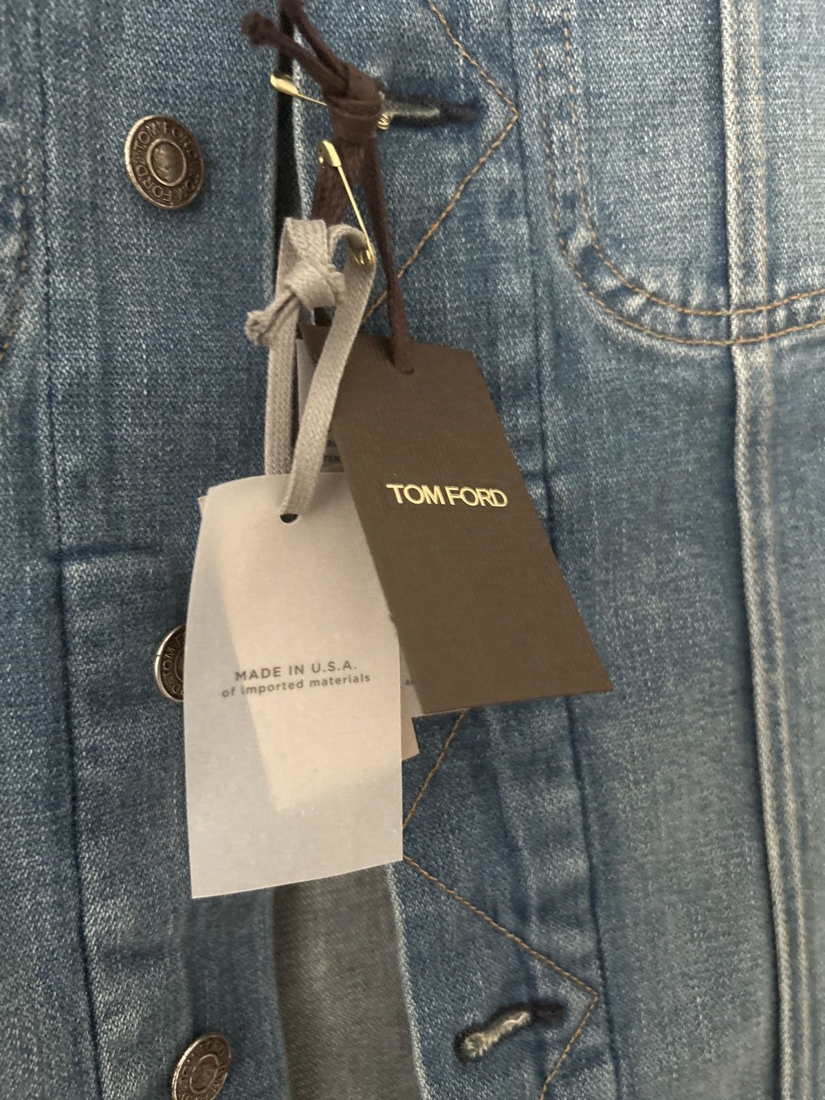 Tom Ford Tom Ford Denim Jacket Size US M / EU 48-50 / 2 - 10 Thumbnail