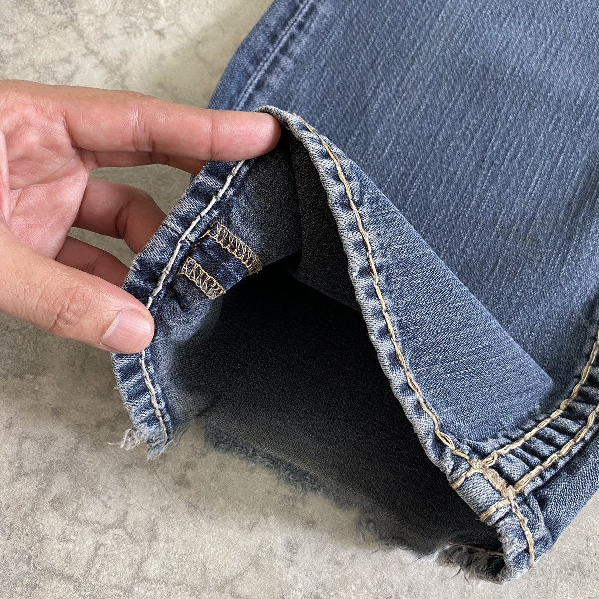 True Religion Vintage True Religion Billy Super T Flared Denim Jeans Size US 32 / EU 48 - 8 Thumbnail