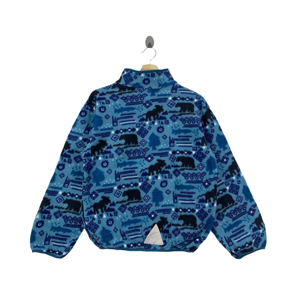 L.L. Bean × Vintage Vintage L.L.BEAN Outdoor Habitat Fullprint Fleece Sweatshirt Size US L / EU 52-54 / 3 - 2 Thumbnail