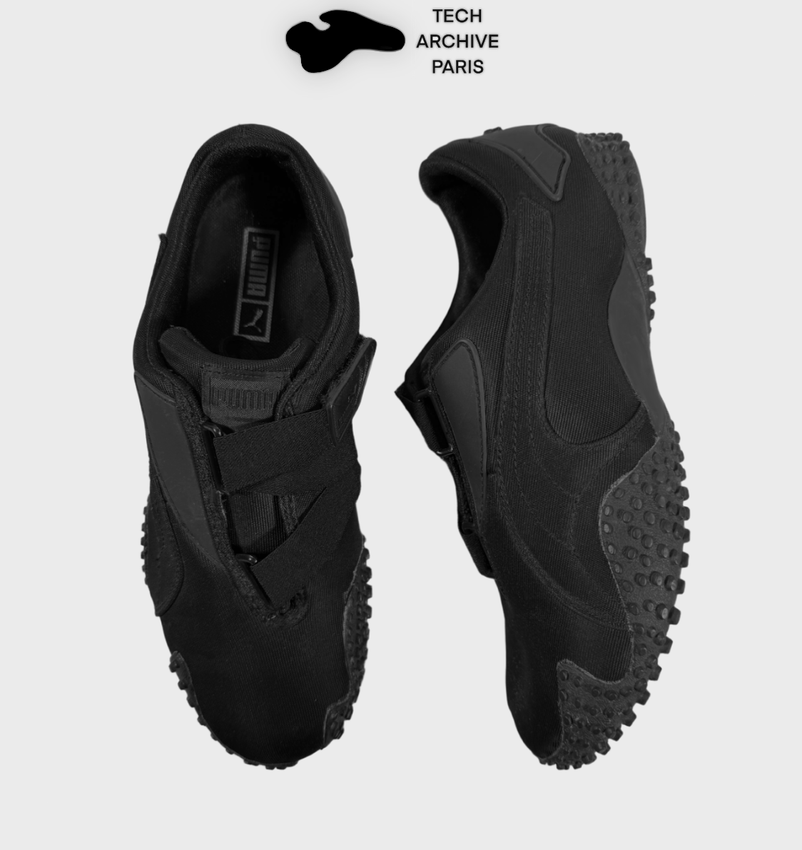 Puma × Vintage RARE 2000's vintage Puma Mostro triple black Size US 7.5 / IT 37.5 - 1 Thumbnail