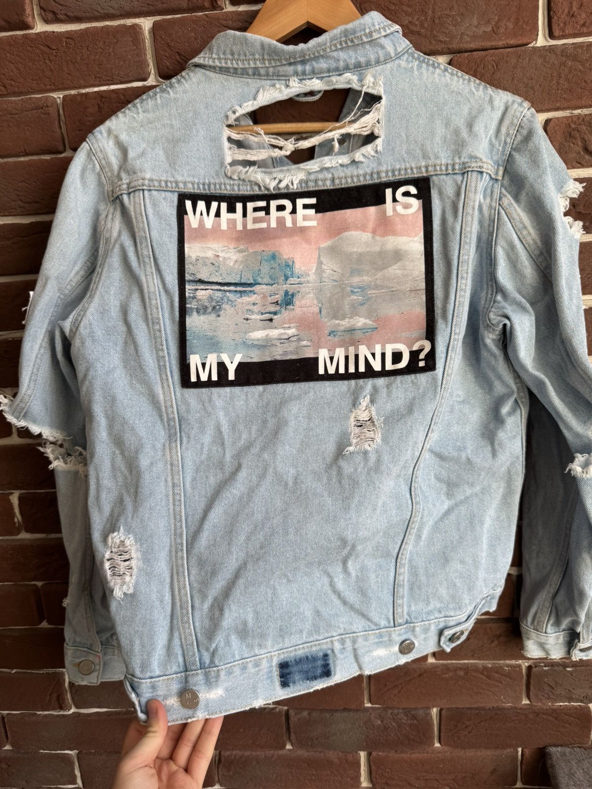 Misbhv Misbhv Denim Jacket Where Is My Mind Distressed Small Size US S / EU 44-46 / 1 - 15 Thumbnail