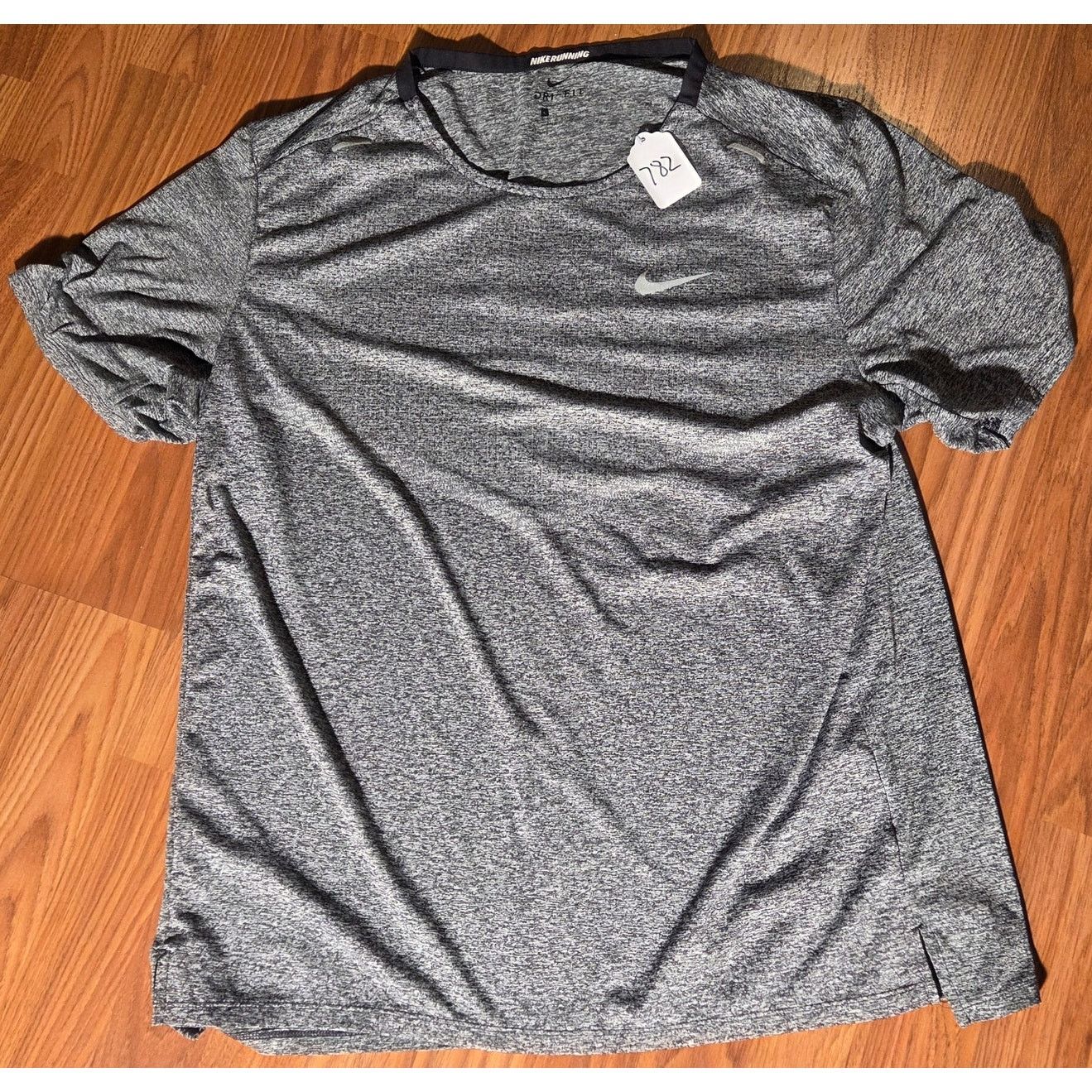 Nike Nike Dri-FIT Running Tee - Men's Large - Grey Heather Size US L / EU 52-54 / 3 - 7 Thumbnail