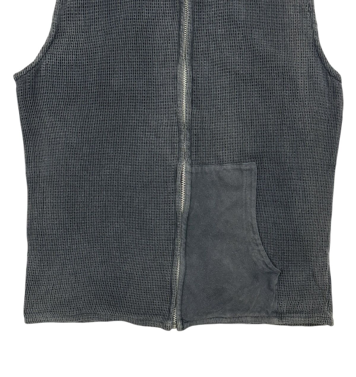 If Six Was Nine × Japanese Brand × Le Grande Bleu (L.G.B.) Vtg🔥The Roods Destroy BOndage Mesh Zipper Vest Hoddie Jacket Size US M / EU 48-50 / 2 - 4 Thumbnail