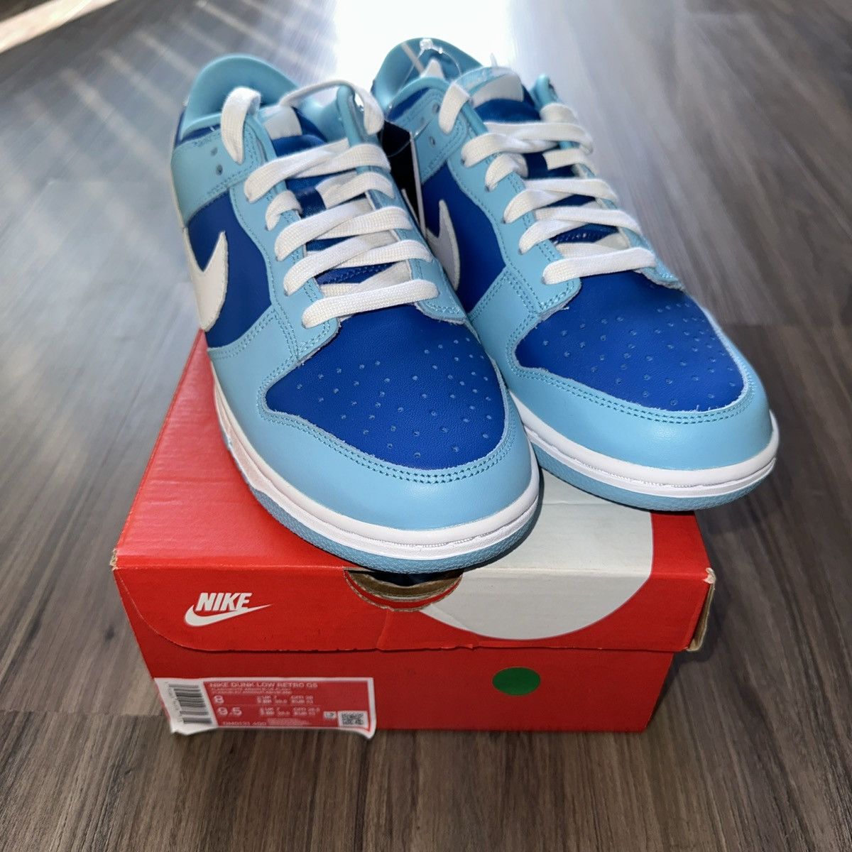 Nike 2022 Nike Dunk Low Retro QS “Argon Blue” Men’s Size 8 Rare Size US 8 / EU 41 - 1 Thumbnail