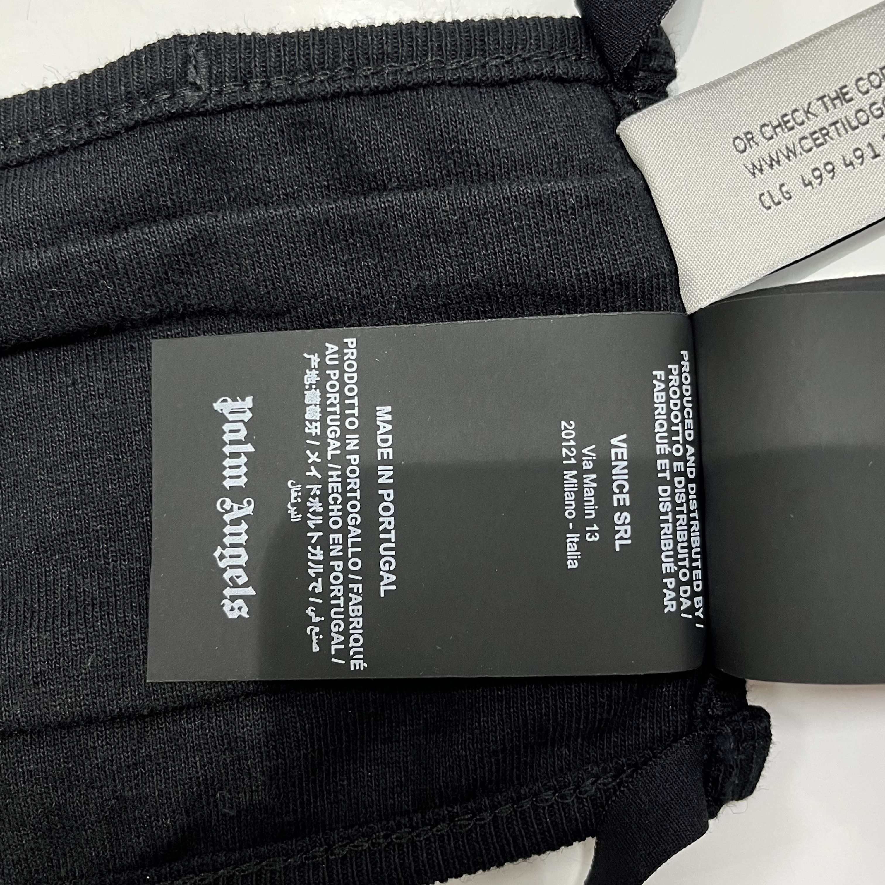 Palm Angels Palm Angels Logo Face Mask Black Size ONE SIZE - 8 Thumbnail