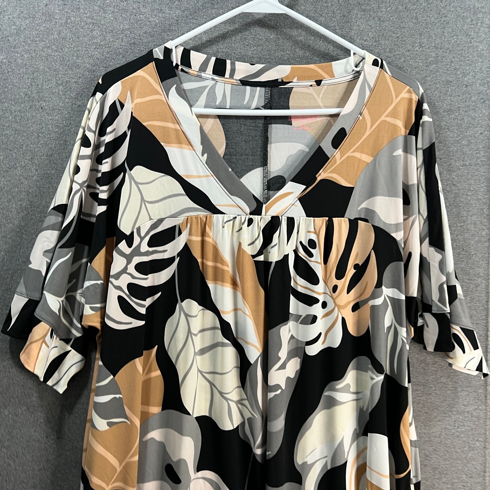 Other Breezies Lounge Blissful Breeze Short Sleeve Caftan Black Size XS / US 0-2 / IT 36-38 - 5 Thumbnail