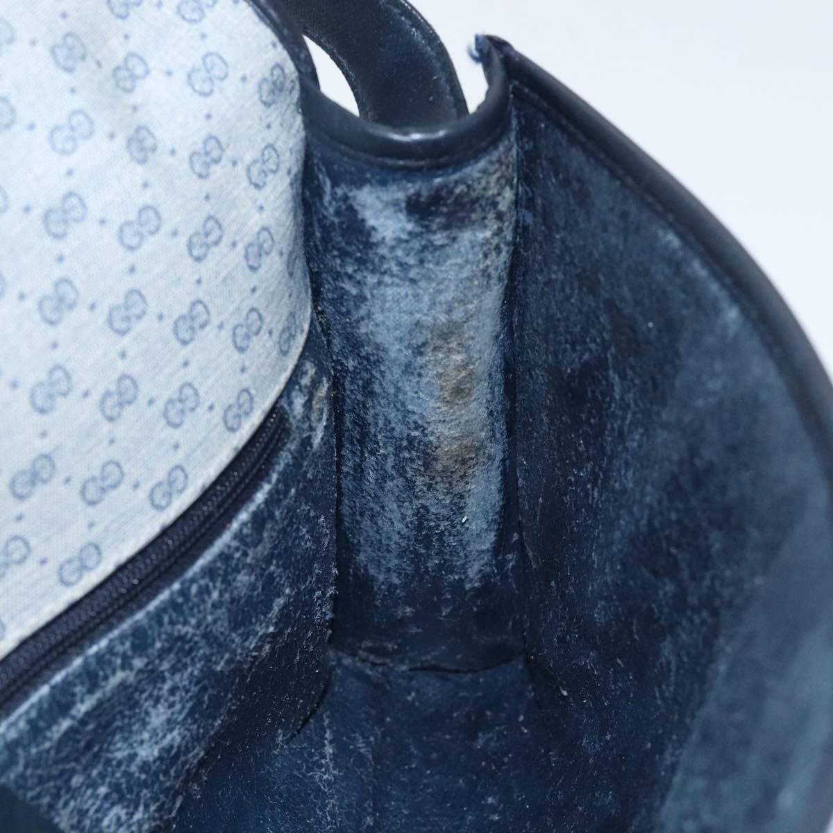 Gucci GUCCI Micro GG Supreme Shoulder Bag Navy Gold 001 115 001 Size ONE SIZE - 20 Thumbnail
