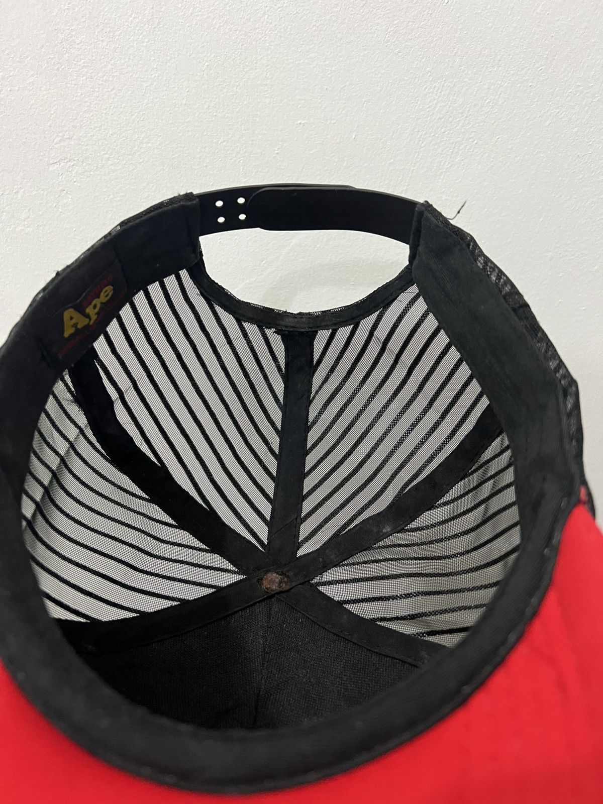 Japanese Brand Bating Ape Bape Trucker Hat Size ONE SIZE - 12 Thumbnail