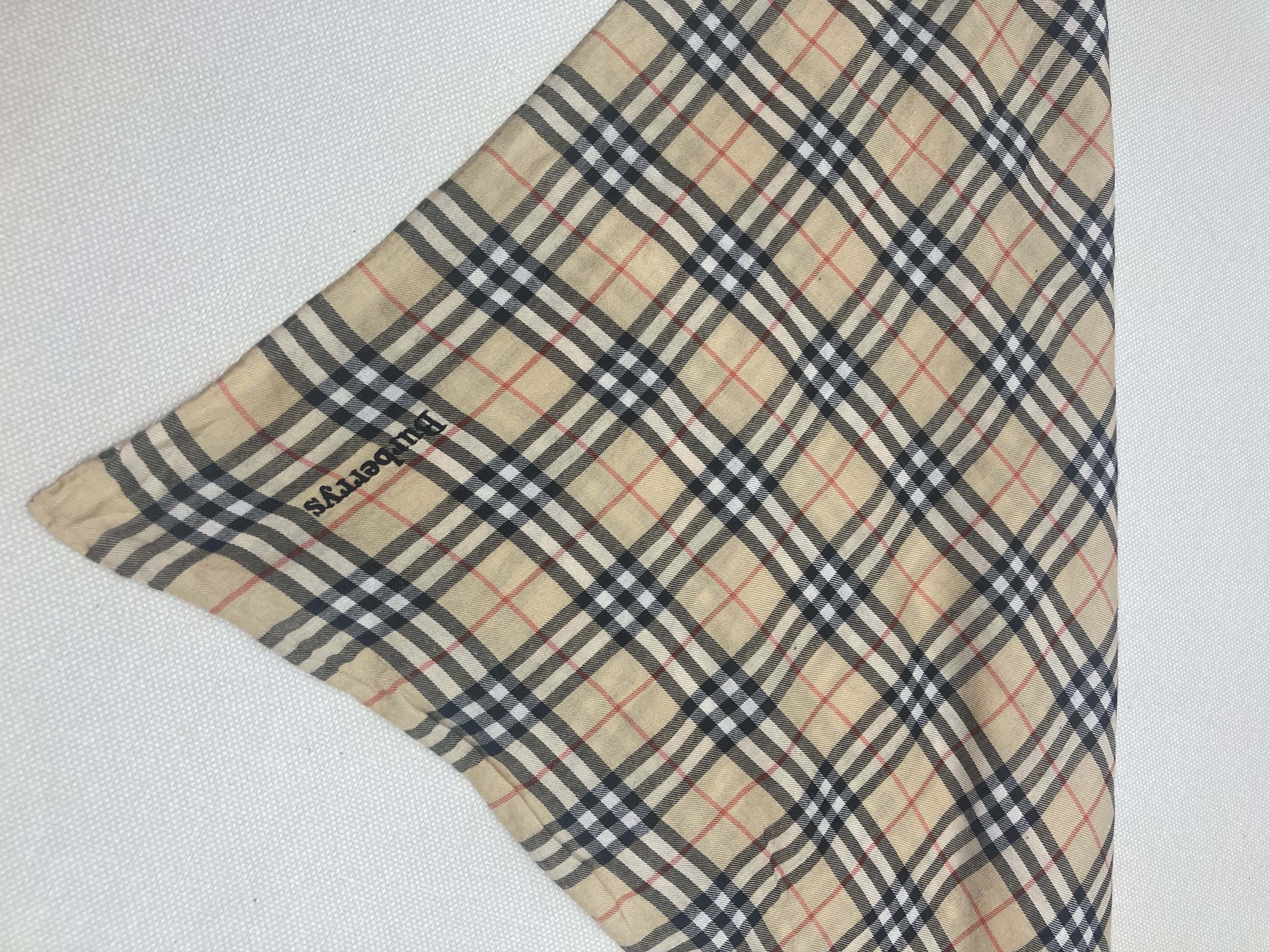 Burberry Vintage Burberry Check Bandana Size ONE SIZE - 3 Thumbnail