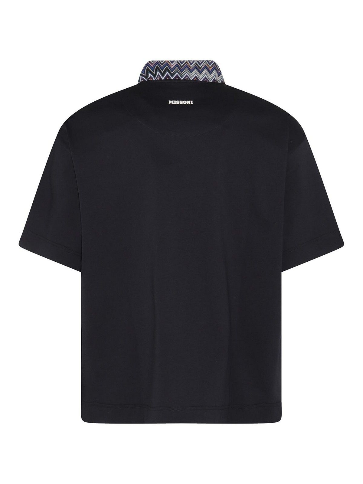Missoni o1y0225 Polo Shirt in Black Size US M / EU 48-50 / 2 - 2 Thumbnail