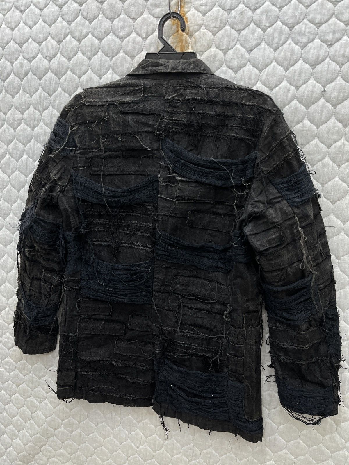 Le Grande Bleu (L.G.B.) 🔥🔥🔥ARCHIVE VINAGE IRISH RAG CLOTH GHOST PUNK JACKET Size US S / EU 44-46 / 1 - 6 Thumbnail