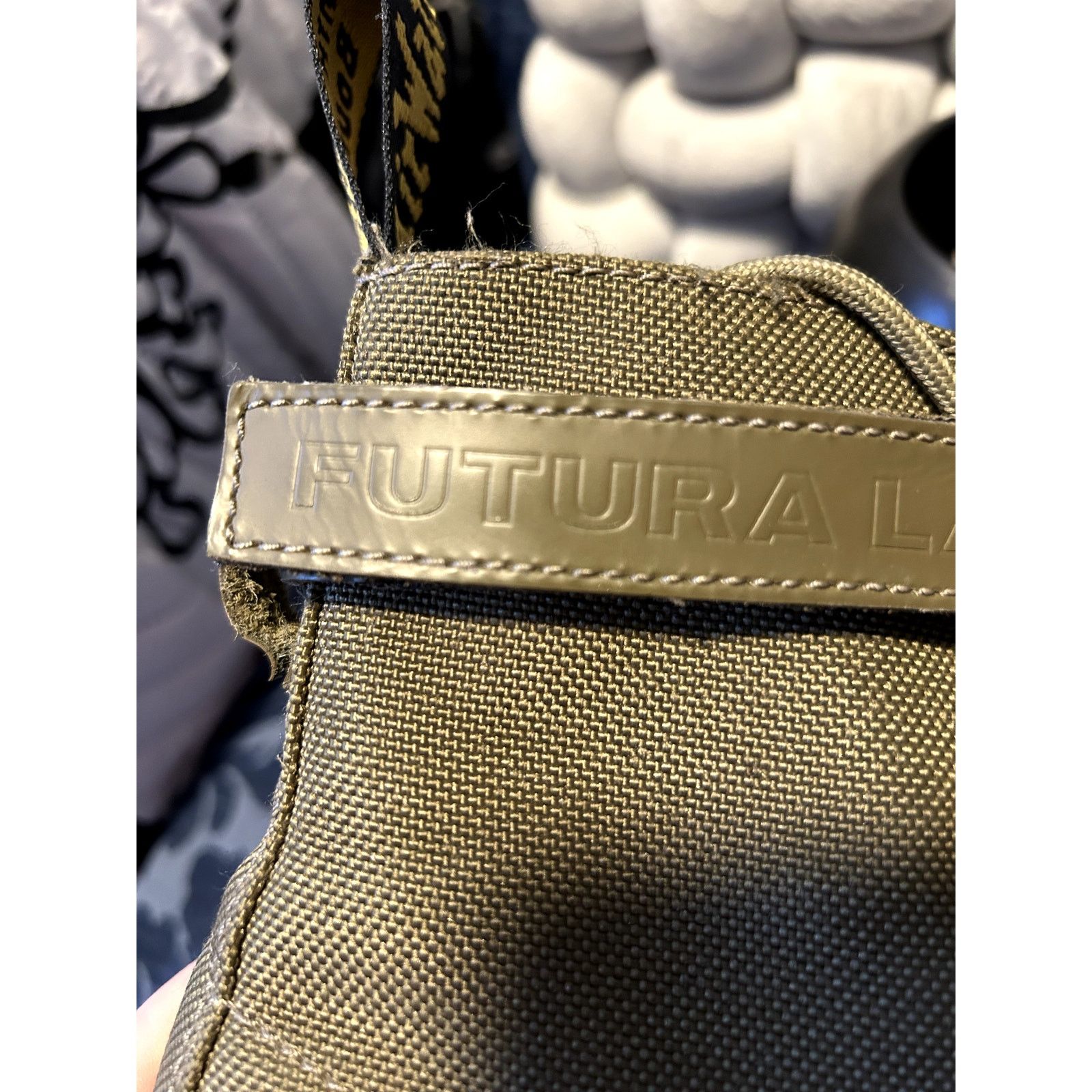 Dr. Martens Super Rare! Dr Martens x FUTURA Labs Green Canvas sz 8/EU 39 Size US 8 / IT 38 - 3 Thumbnail