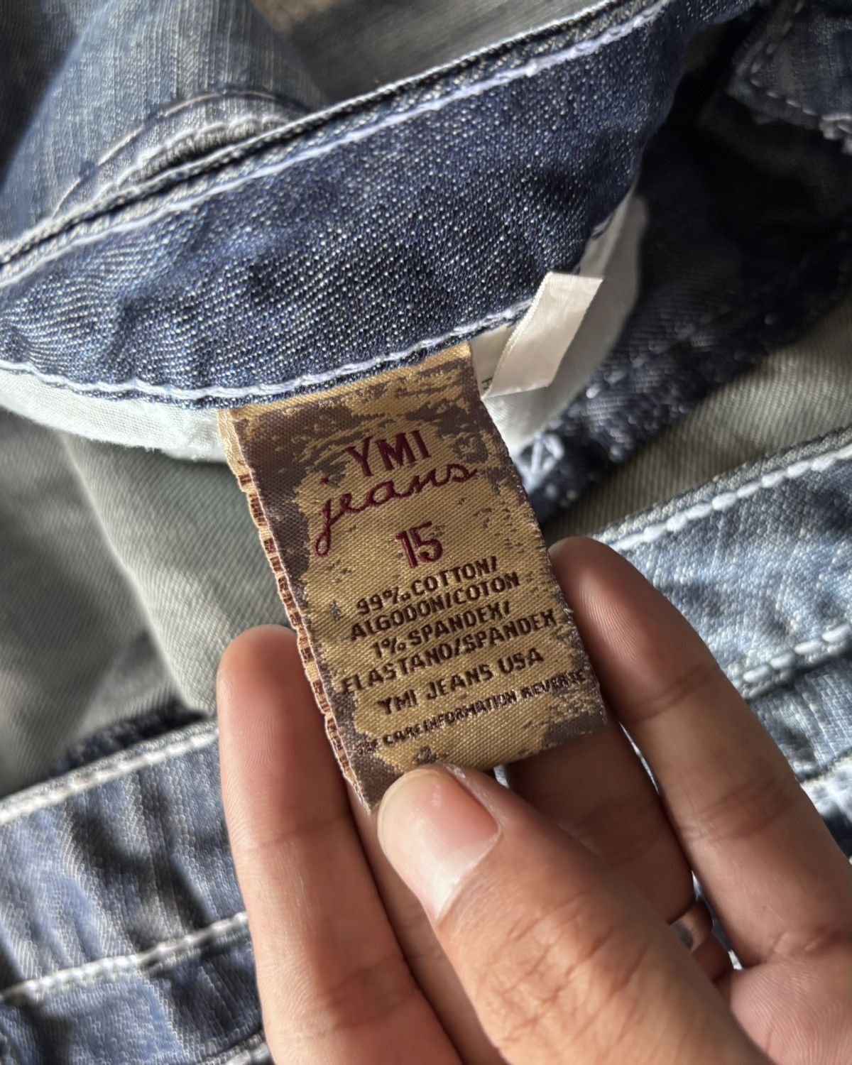 If Six Was Nine × KMRii × Le Grande Bleu (L.G.B.) 14th addiction Kmrii Style Trashed Flared Denim Jeans Size US 31 - 5 Thumbnail