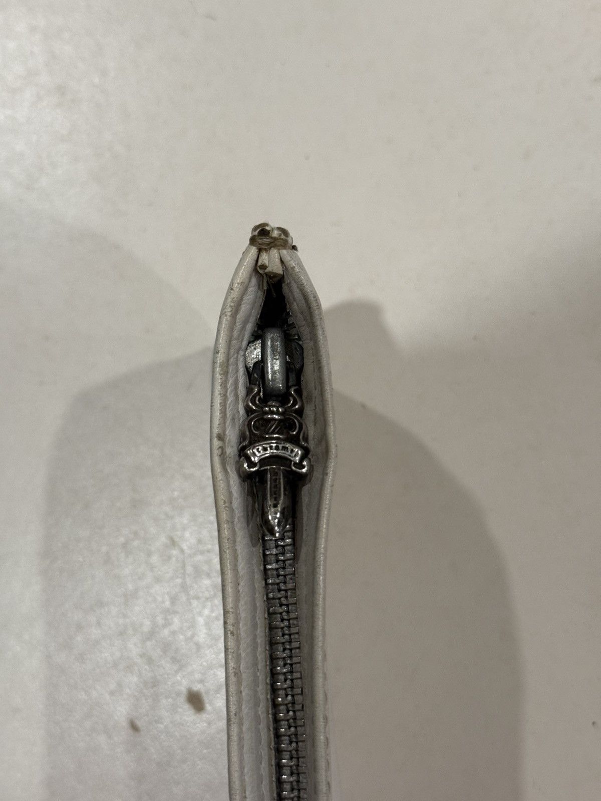 Chrome Hearts Chrome Hearts Coin Pouch Silver Dagger Zipper Leather Wallet Size ONE SIZE - 9 Thumbnail