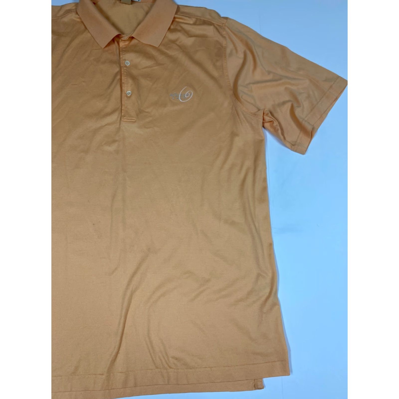 Vintage Fairway & Greene Polo Shirt Short Sleeve Mens L Peach Logo Golf Brethable Striped N/A Size US L / EU 52-54 / 3 - 2 Thumbnail