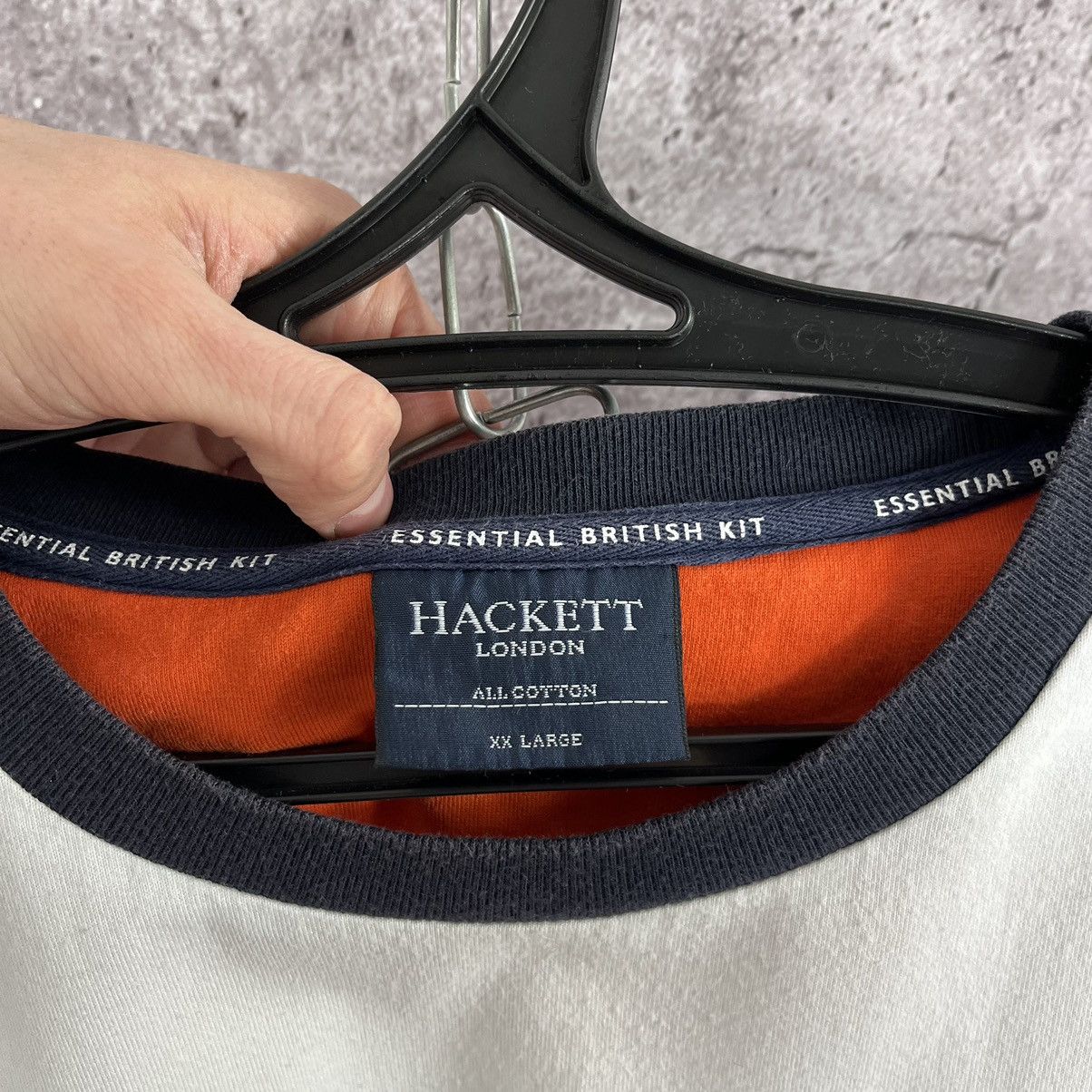 Hackett × Vintage Hackett London T-Shirt Big Logo White/Orange Size 2XL Size US XXL / EU 58 / 5 - 6 Thumbnail