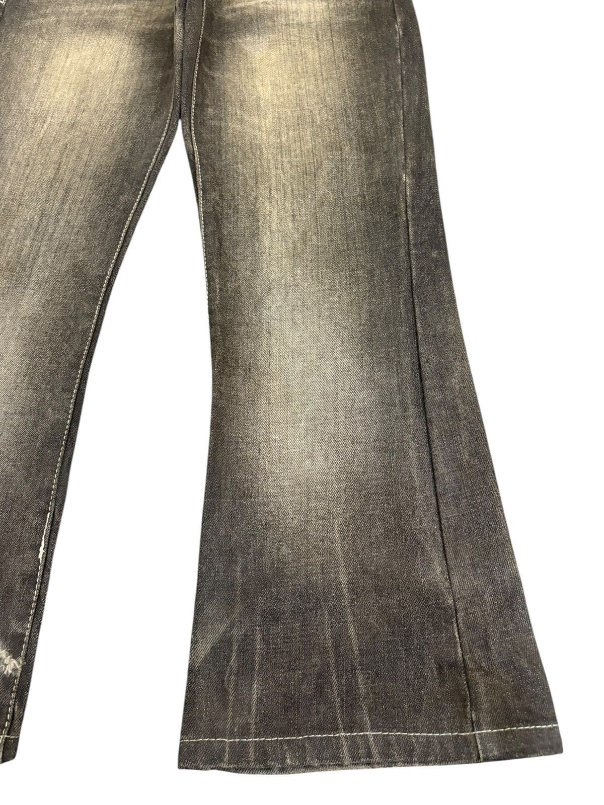 Japanese Brand Vintage Japanese Brand Rusty Wash Bootcut Flare Jeans Size US 30 / EU 46 - 7 Thumbnail