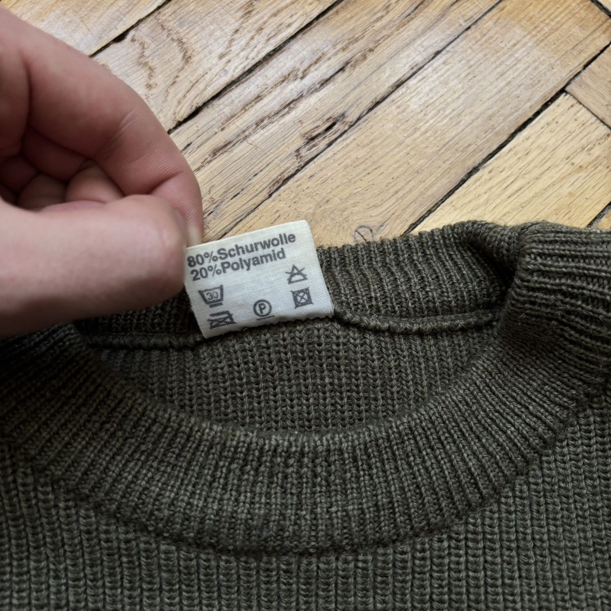 Other Last Drop‼️ Vintage 90’s Army Nylon Pocket Knit Sweater Size US L / EU 52-54 / 3 - 5 Thumbnail