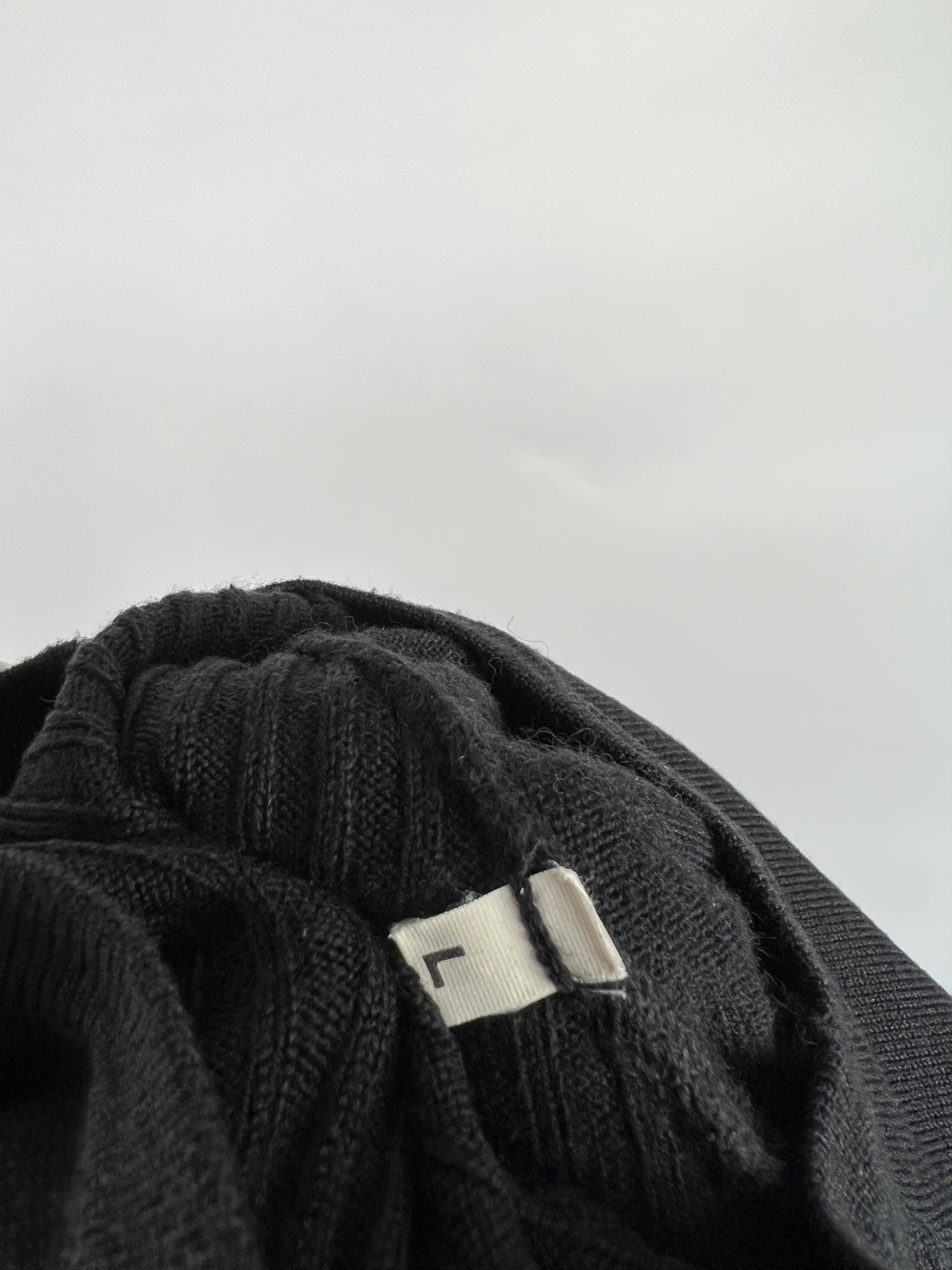 Just Cavalli × Roberto Cavalli Just Cavalli Black Ribbed Wool Sweater Size L Size L / US 10 / IT 46 - 13 Thumbnail