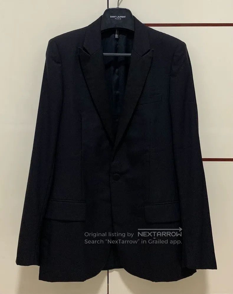 Dior Dior Large Ming Line Silk Gun Collar Smoking Suit Size US S / EU 44-46 / 1 - 1 Thumbnail
