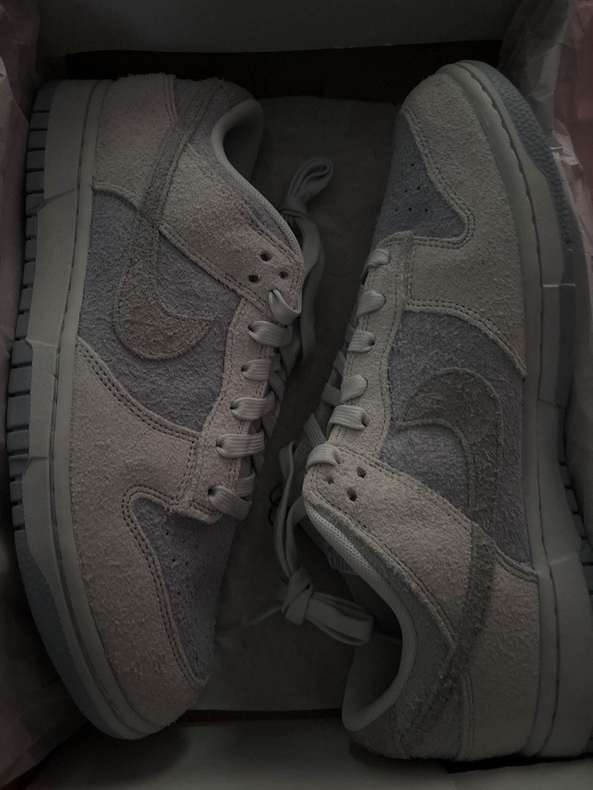 Nike Nike Dunk Low Light Armory Blue Photon Dust Women’s Size US 11 / IT 41 - 2 Thumbnail