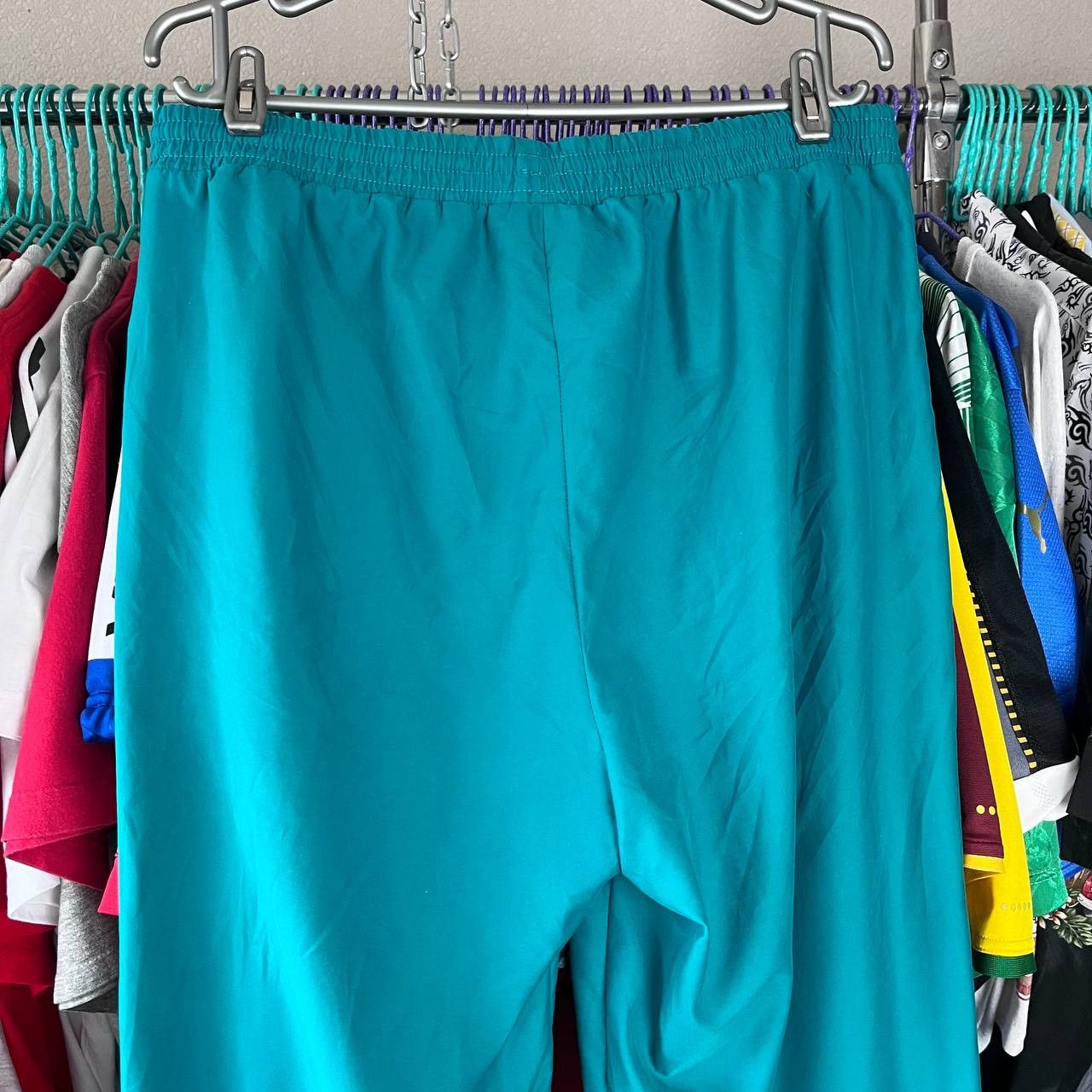 Adidas 90s Adidas Equipment Green Nylon Track Sweatpants Joggers Size US 32 / EU 48 - 7 Thumbnail