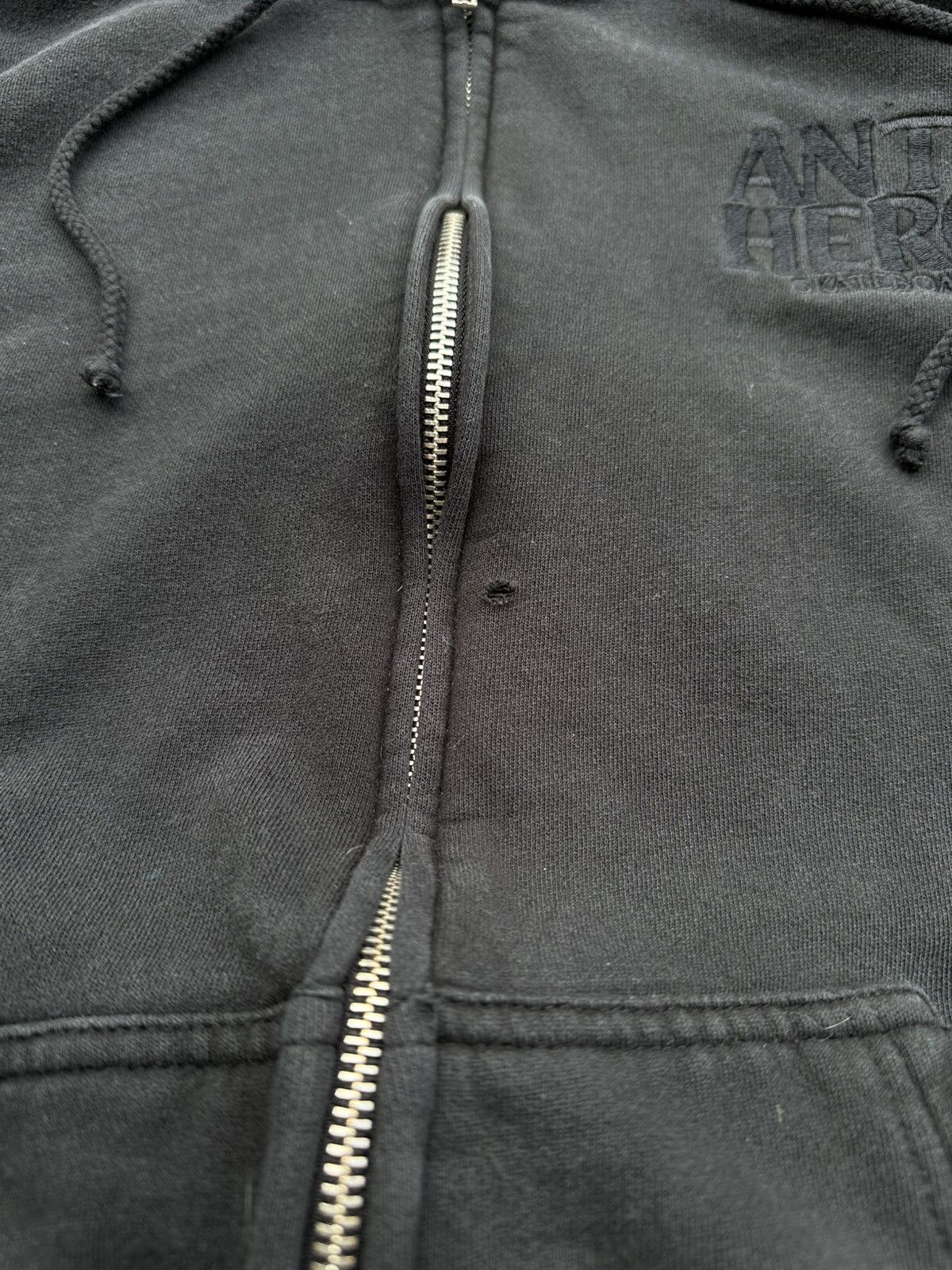 Antihero Vintage Antihero Black Zip up Hoodie Size US L / EU 52-54 / 3 - 7 Thumbnail