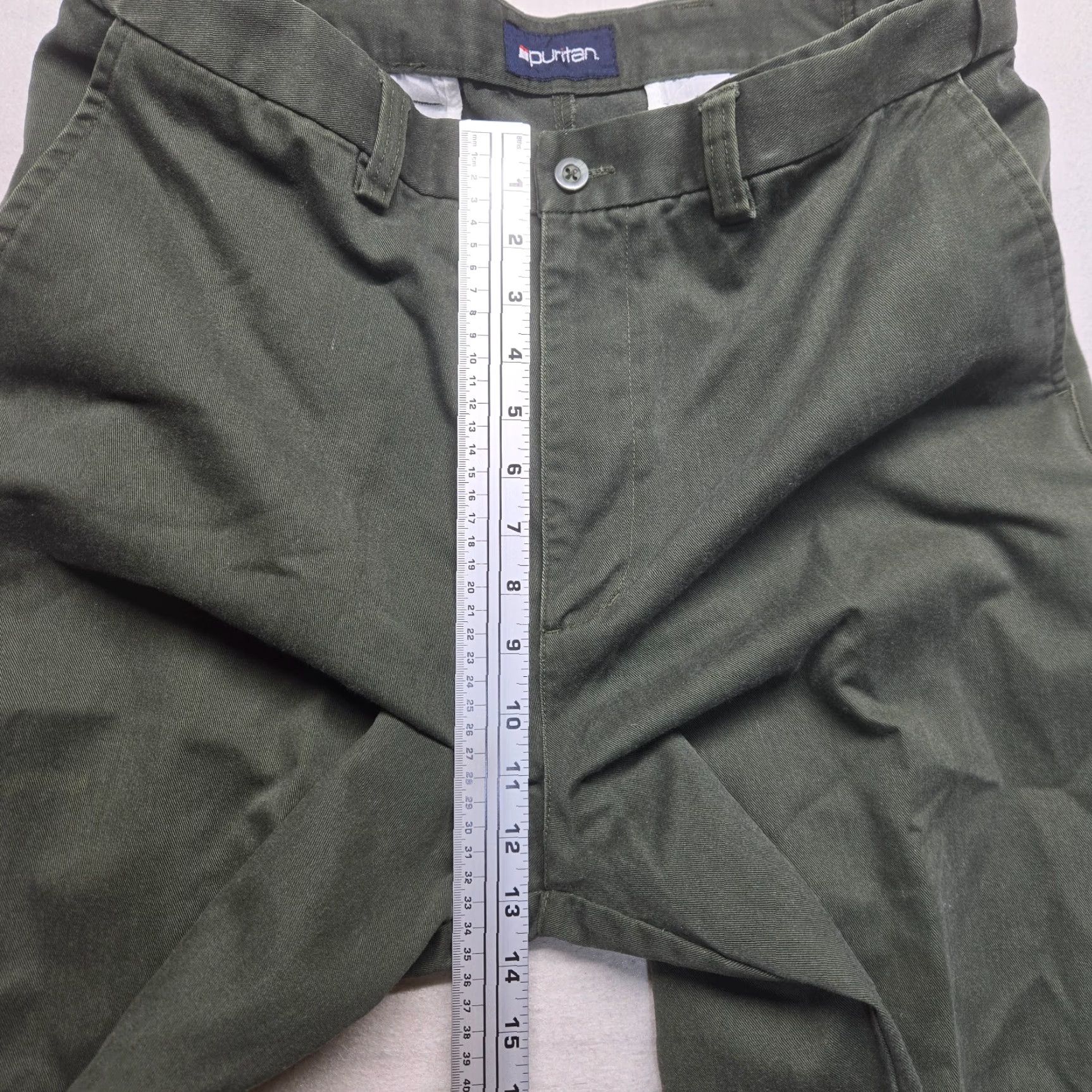 Vintage VINTAGE Puritan Dress Pants High Rise Gray Flat Front Casual Men 36 x 34 Pants Classic Straight Gray 36 Inseam 34 in Mens Fashion Pants Size US 36 / EU 52 - 6 Thumbnail