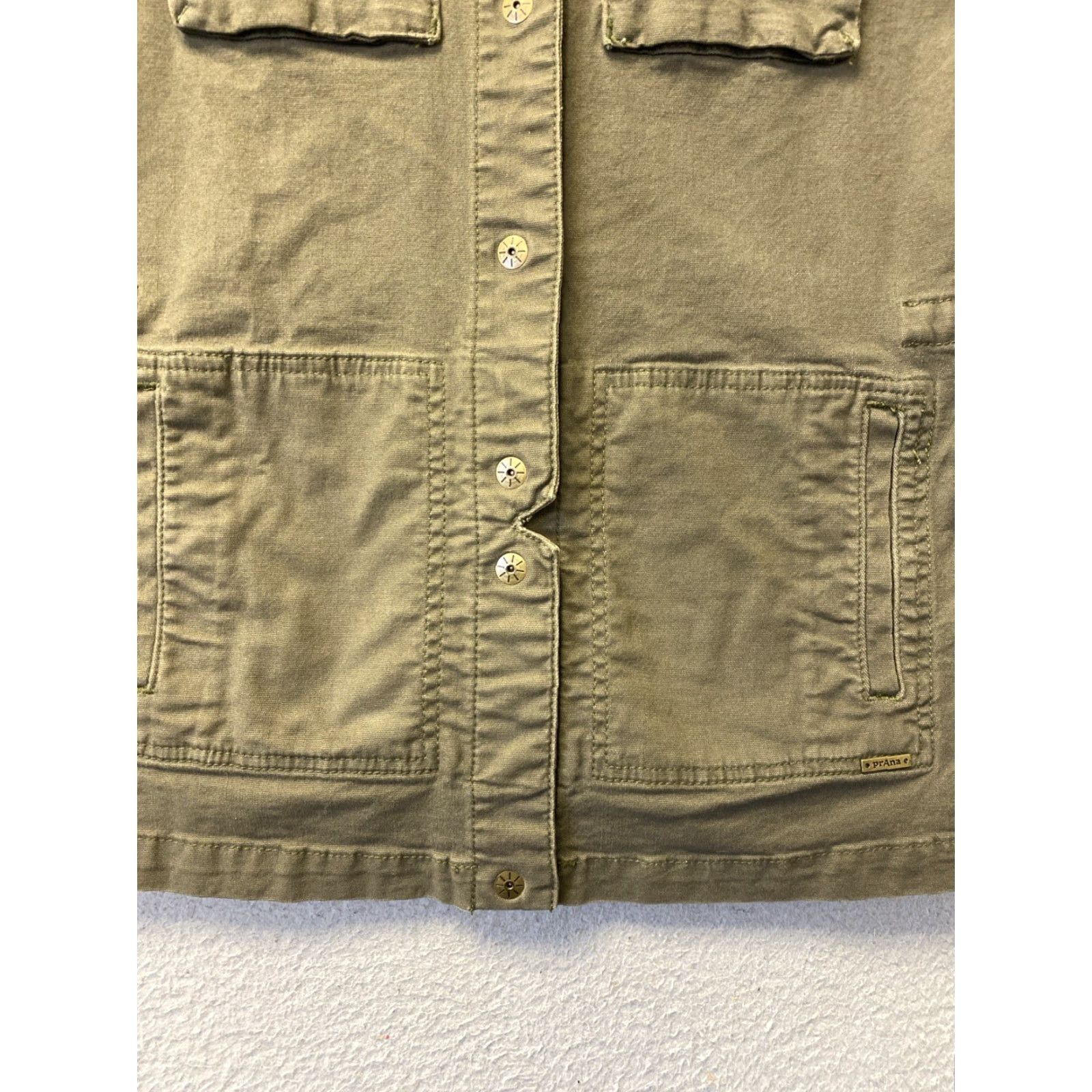 Prana VINTAGE Prana Military Jacket Unisex Adults Long Sleeve Casual Outdoor Fall Spring Summer Winter Green Medium Size M / US 6-8 / IT 42-44 - 2 Thumbnail