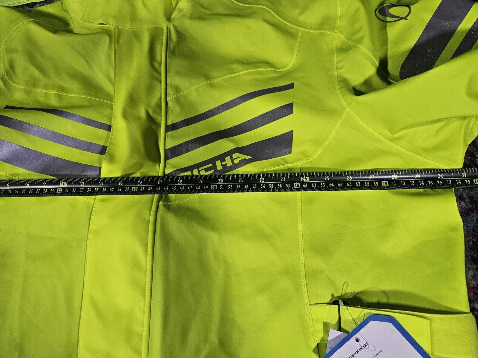 Designer Richa Rain stretch jacket Hi Vis Riding Motorcycle 6XL NWT Size ONE SIZE - 7 Thumbnail