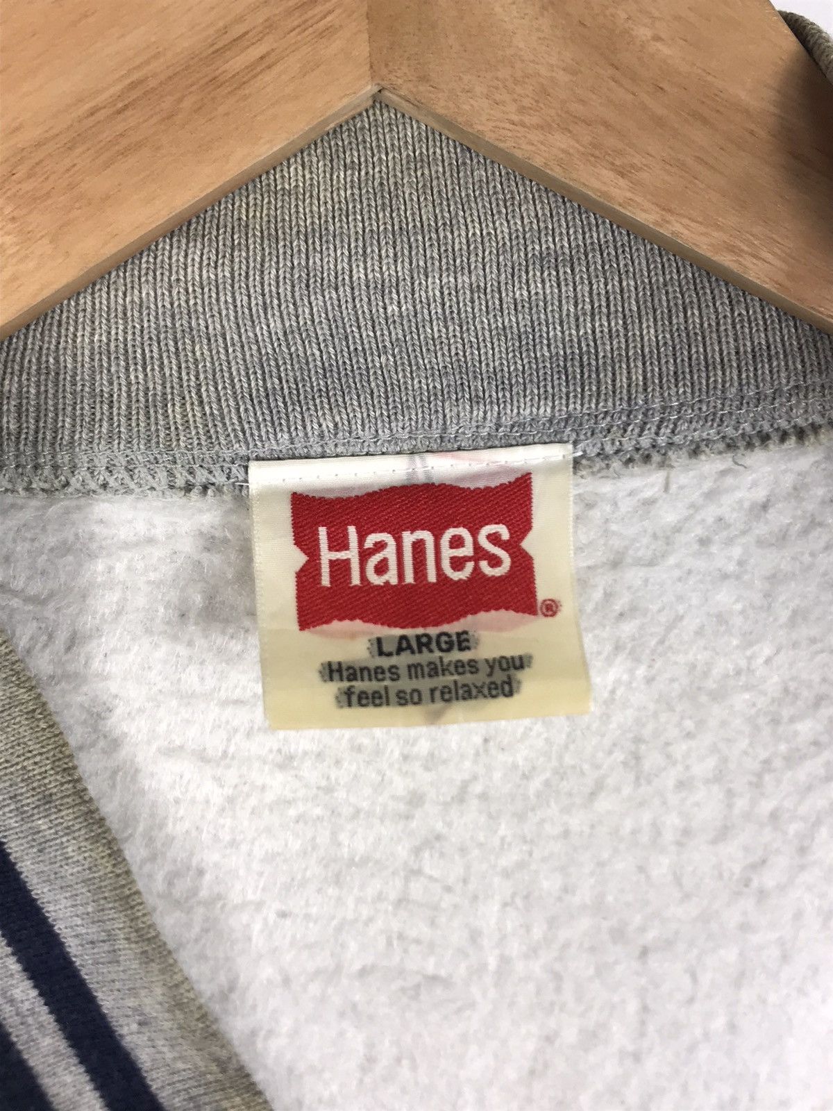 Hanes × Vintage ⚡️Vintage Hanes North Carolina Varsity Jacket Size US L / EU 52-54 / 3 - 9 Thumbnail